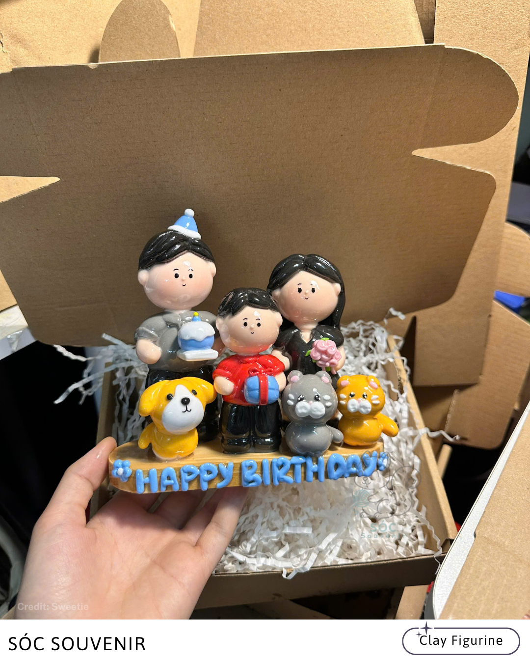 Clay Flowers & Figurines