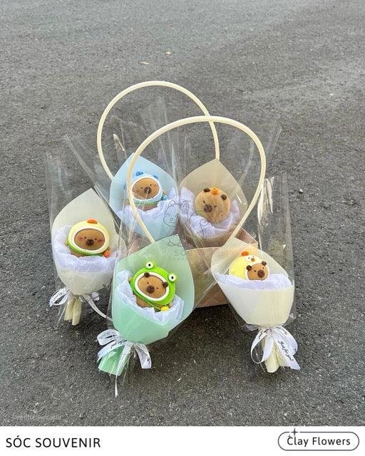 🌸 Clay Flowers – Handmade with Love