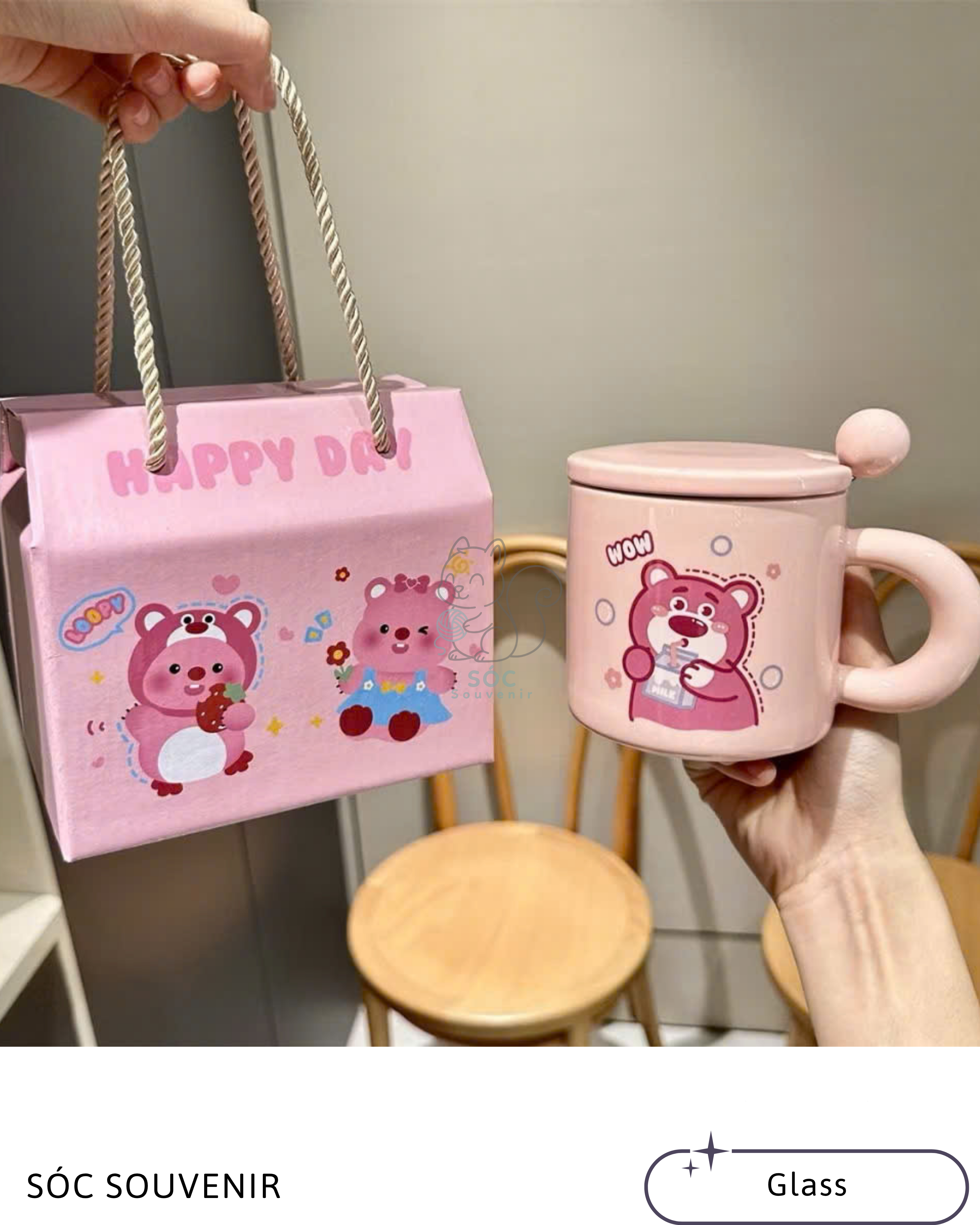 Bear & Loopy Ceramic Mug Gift Set