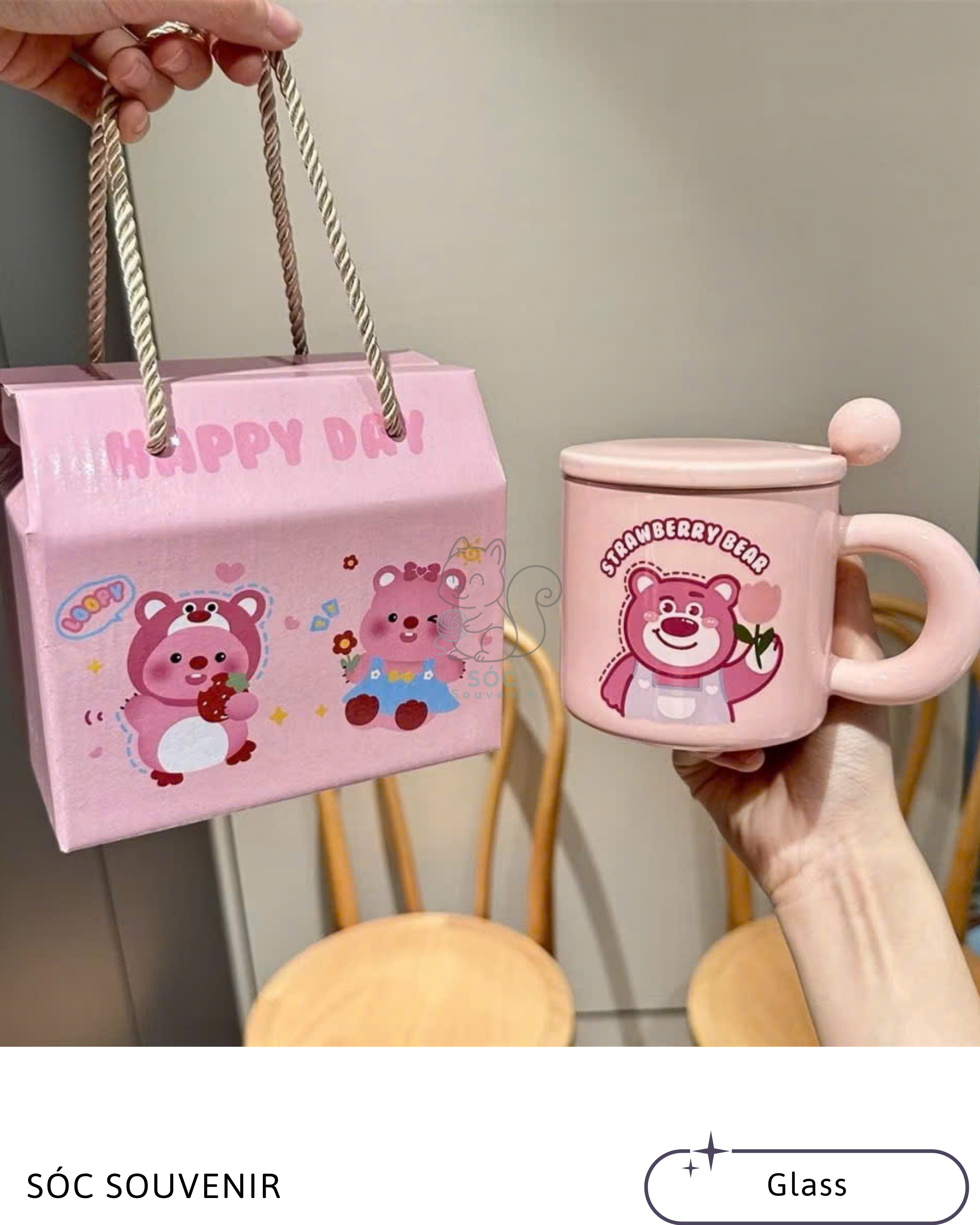 Bear & Loopy Ceramic Mug Gift Set