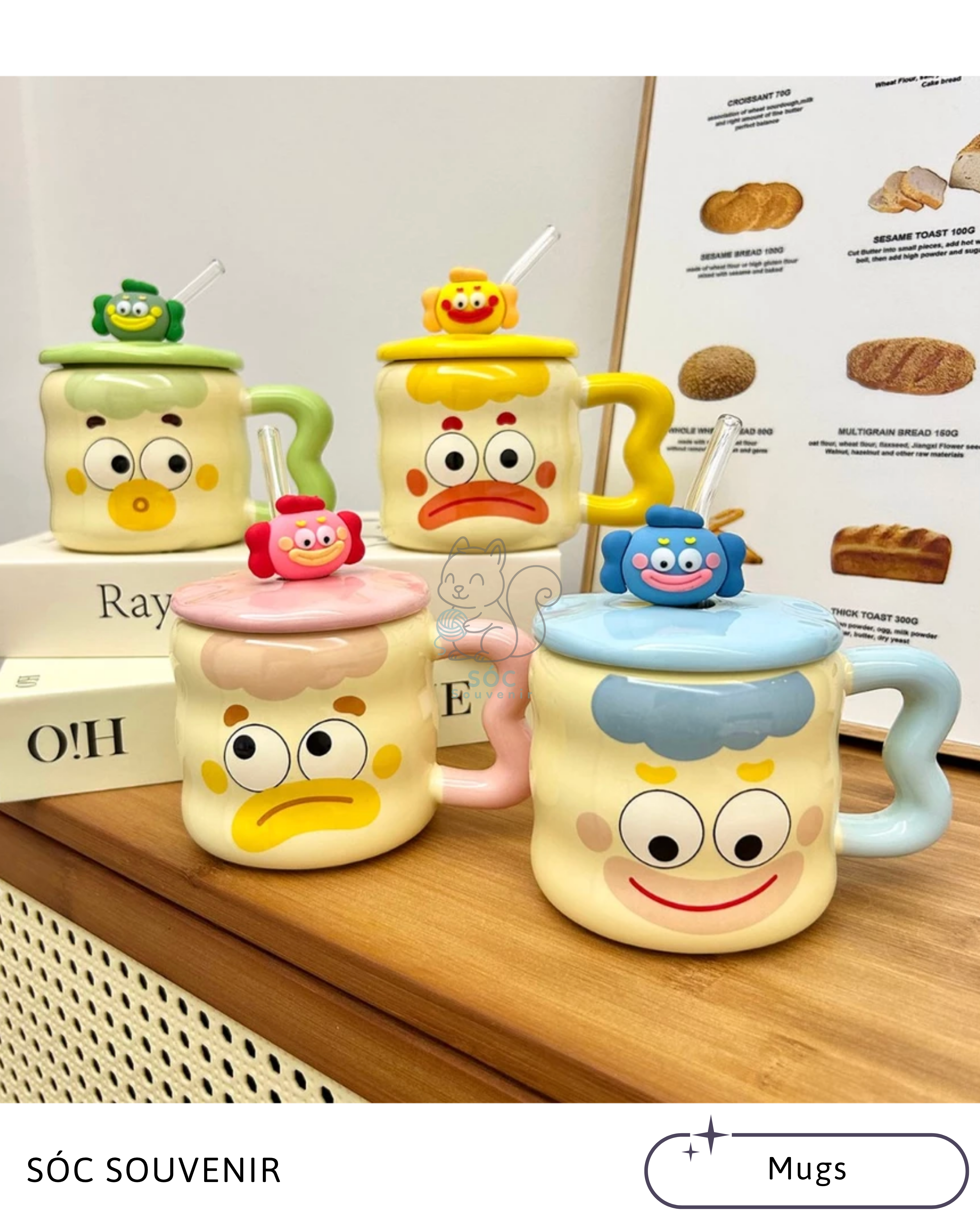 Clown Ceramic Mug Gift Set