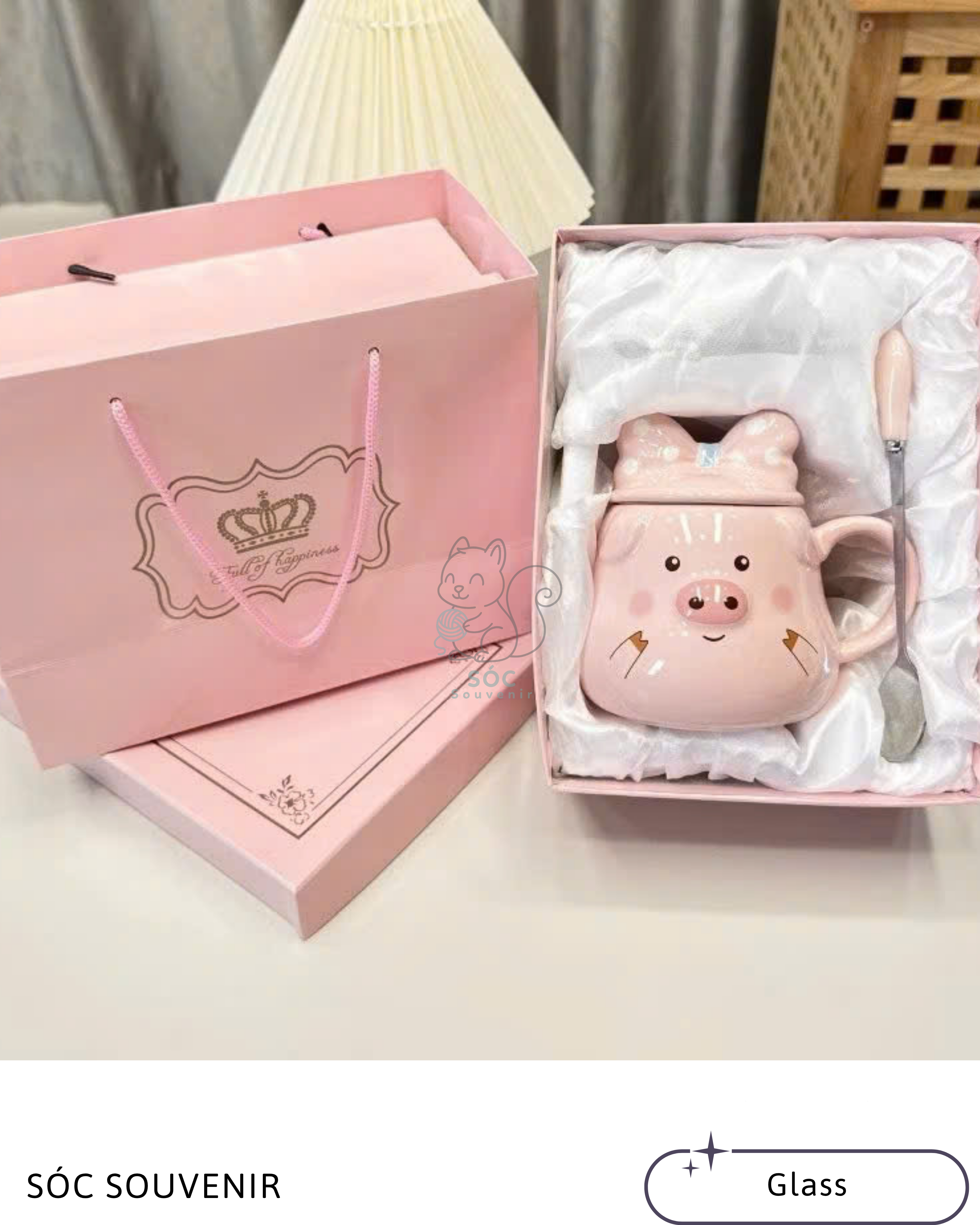 Piggy Ceramic Mug Gift Set