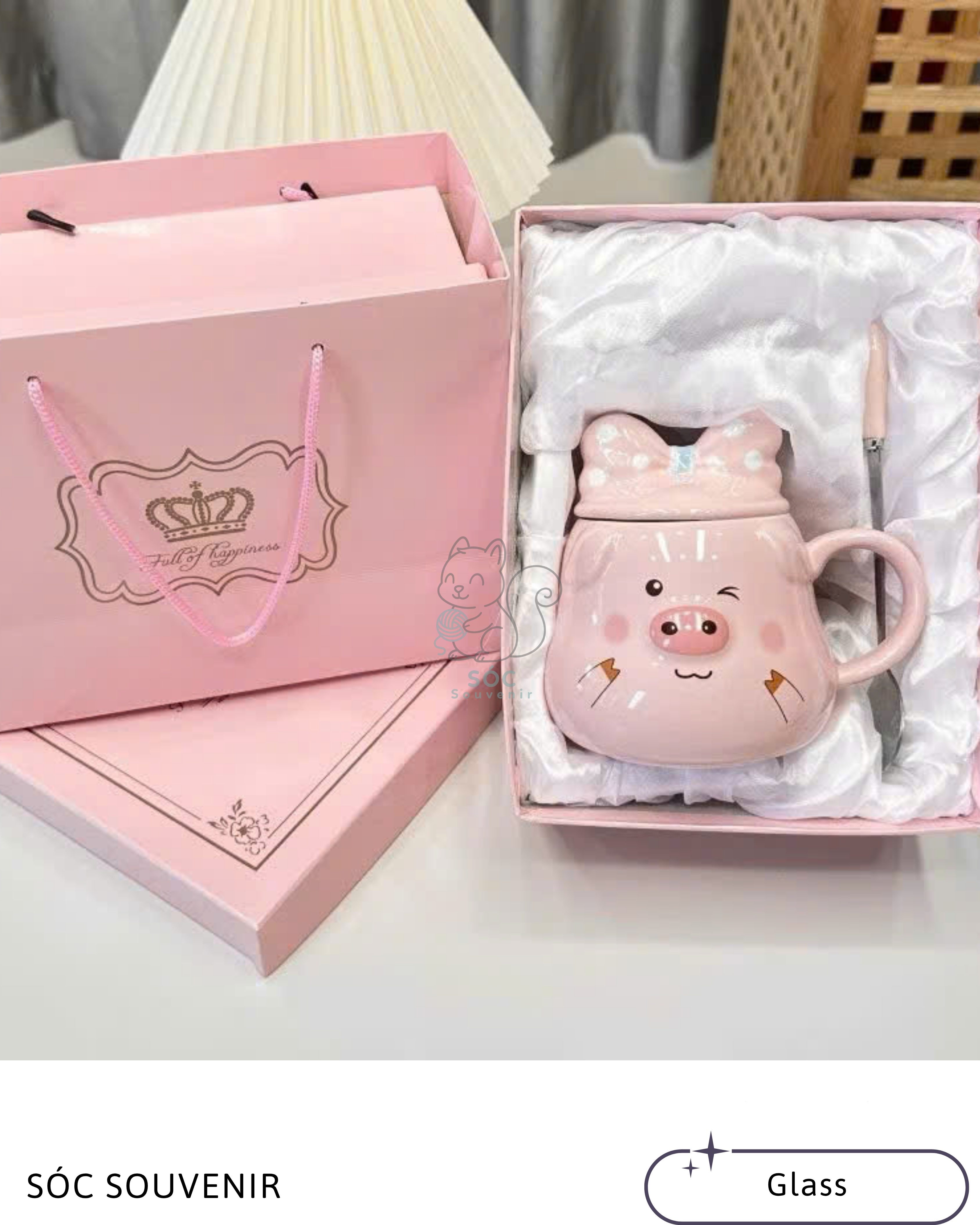 Piggy Ceramic Mug Gift Set
