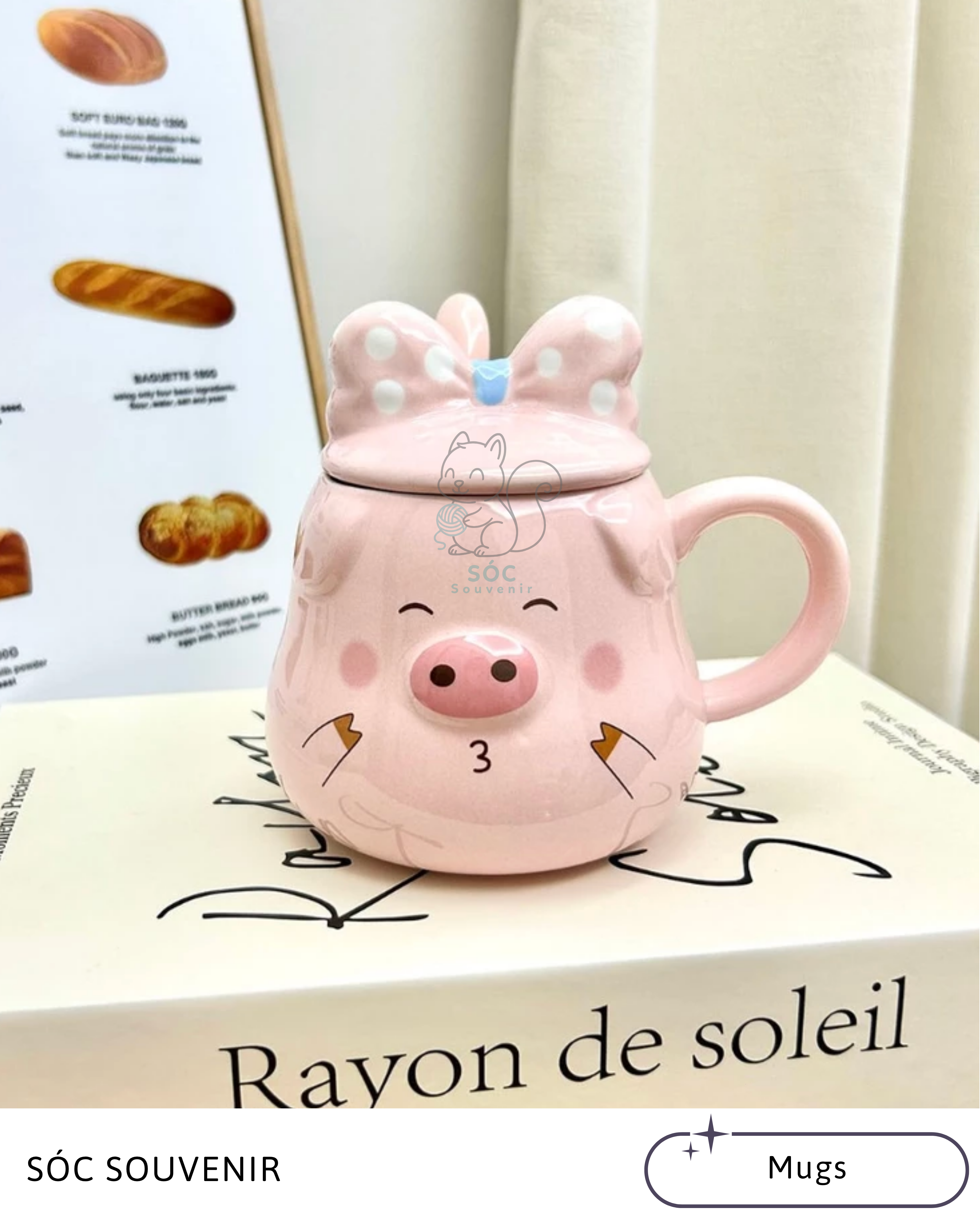 Piggy Ceramic Mug Gift Set