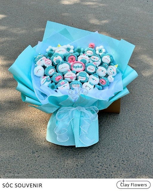 🌸 Clay Flowers – Handmade with Love