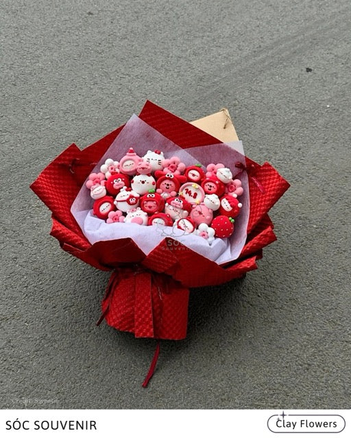 🌸 Clay Flowers – Handmade with Love