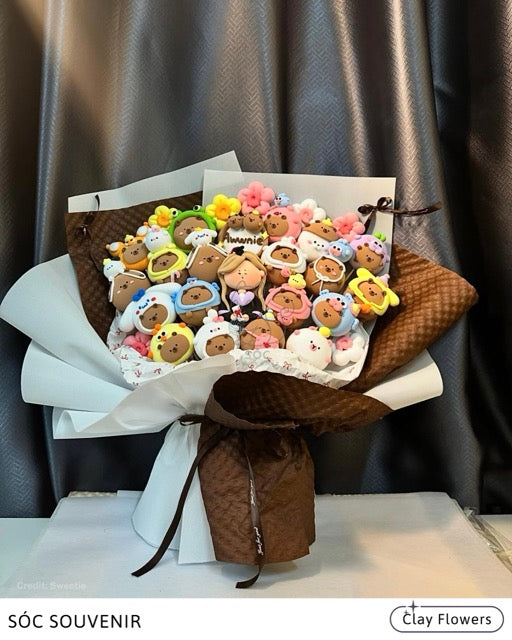 🌸 Clay Flowers – Handmade with Love