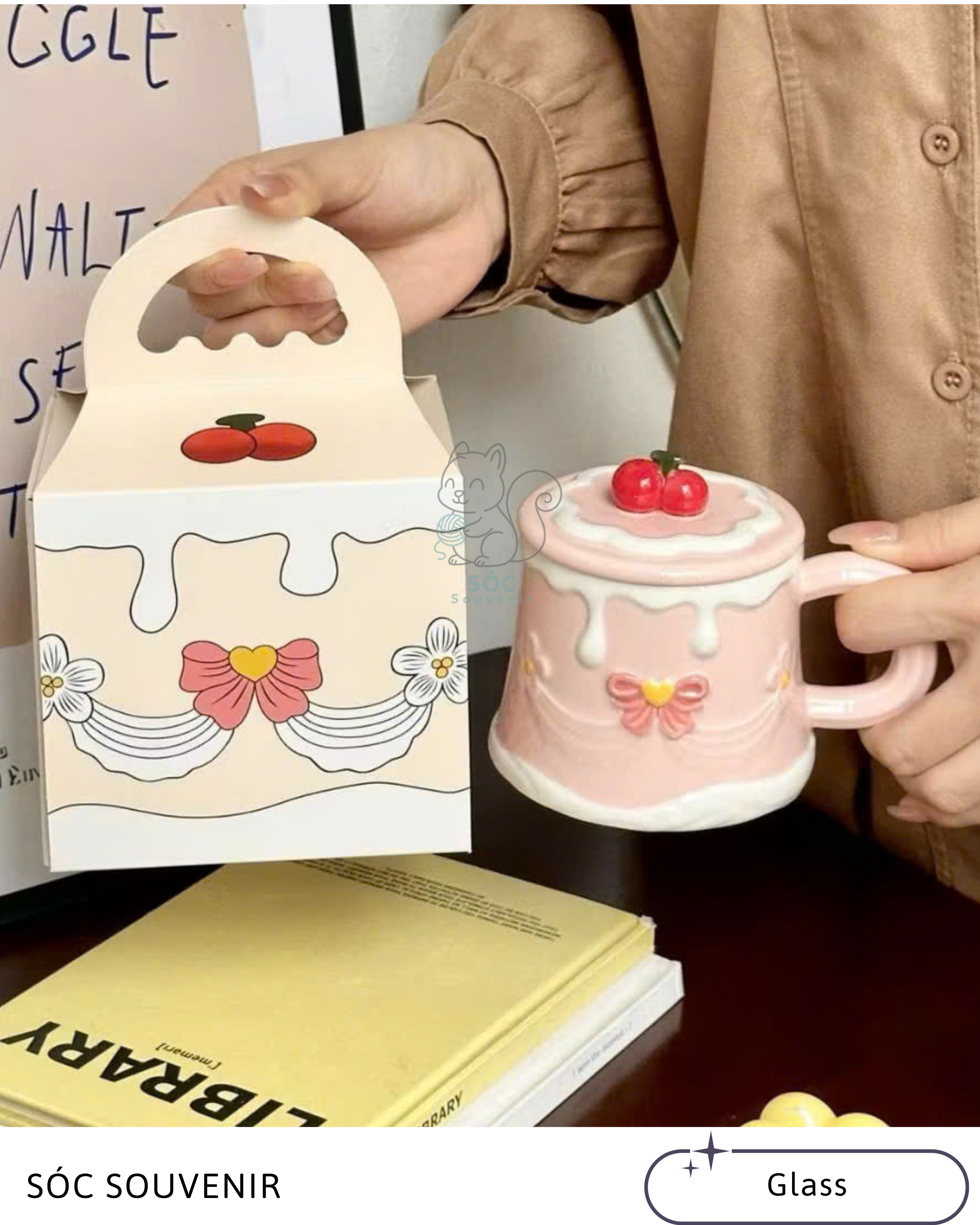 Cake Ceramic Mug – Premium Gift Box Set&nbsp;