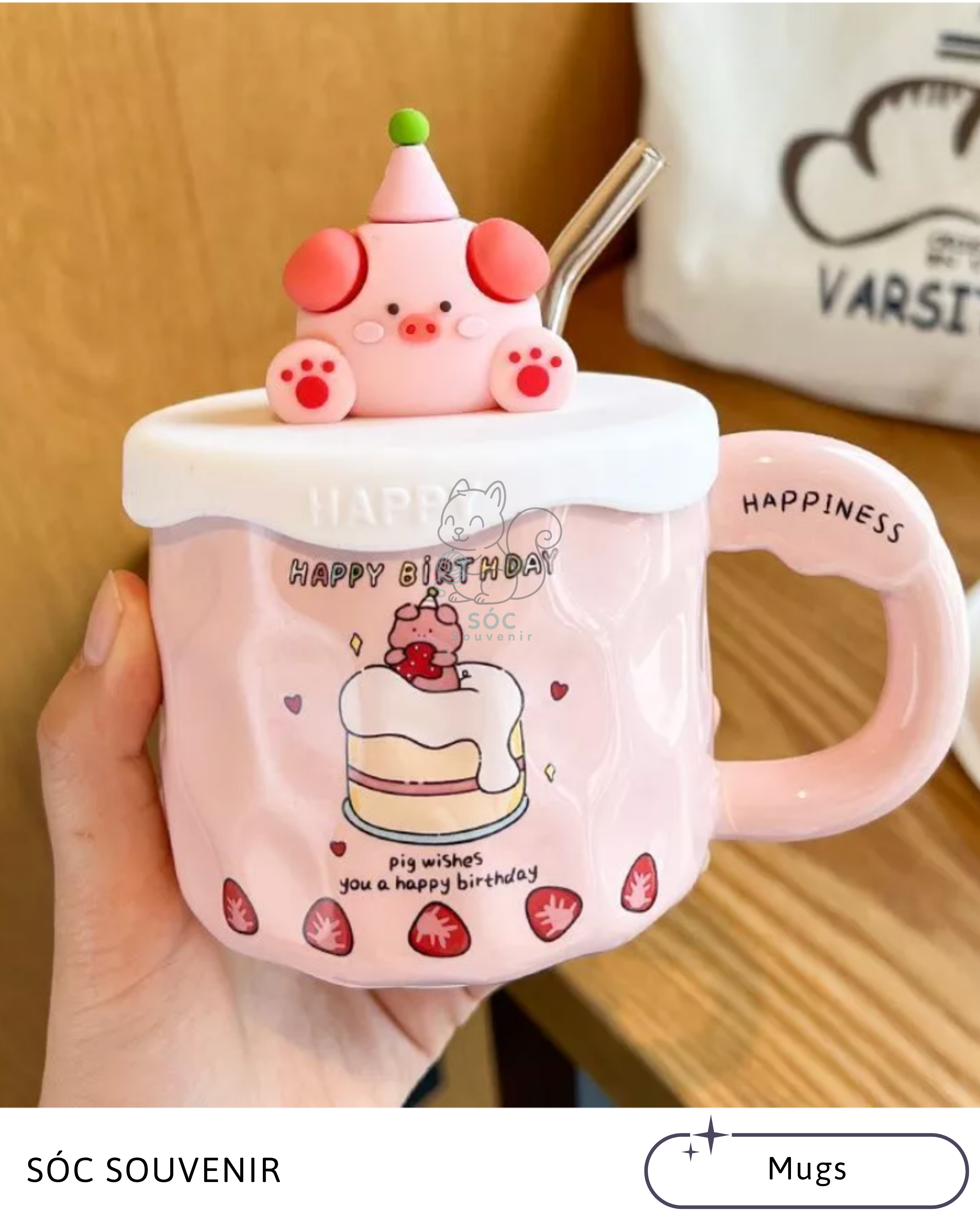 Birthday Cake Ceramic Mug