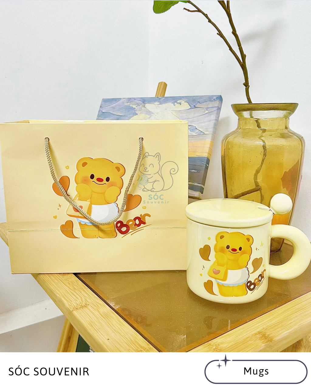 Yellow Bear Ceramic Mug