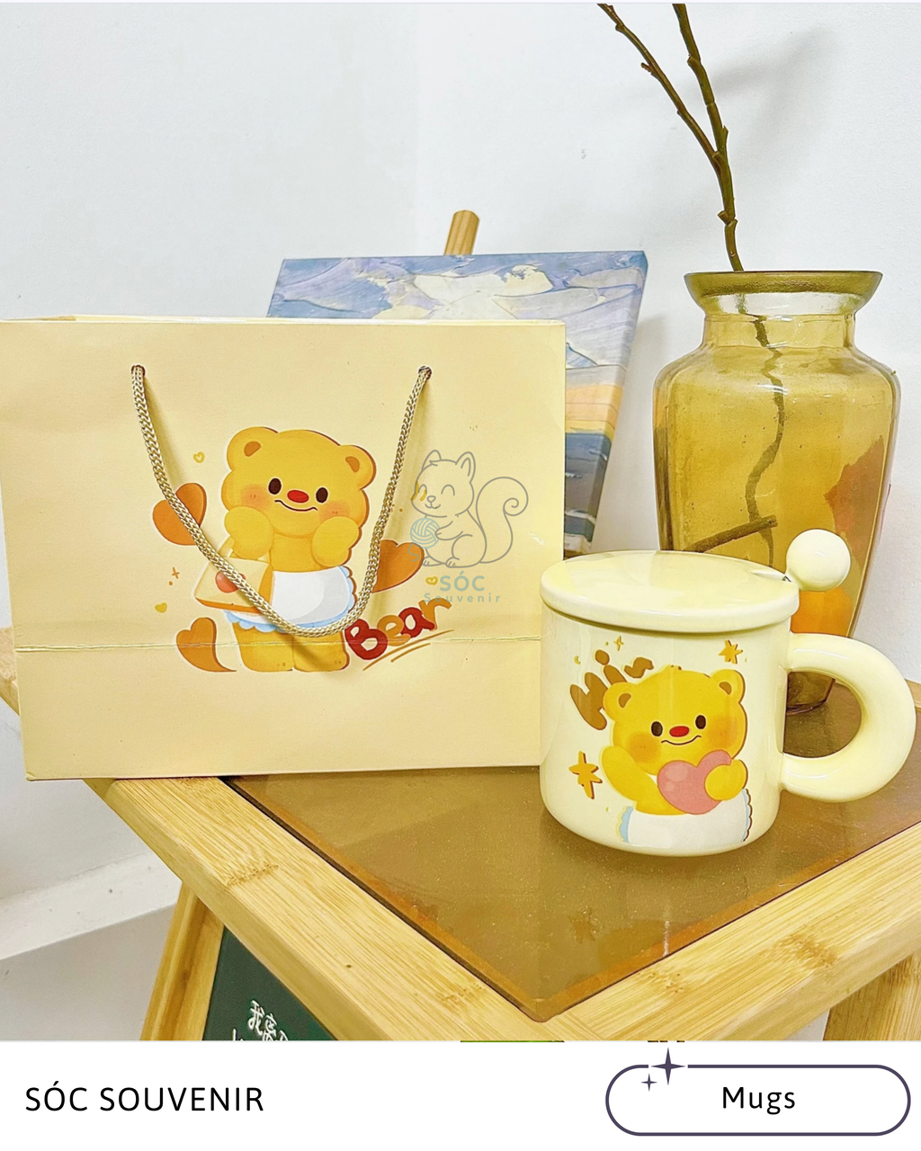 Yellow Bear Ceramic Mug