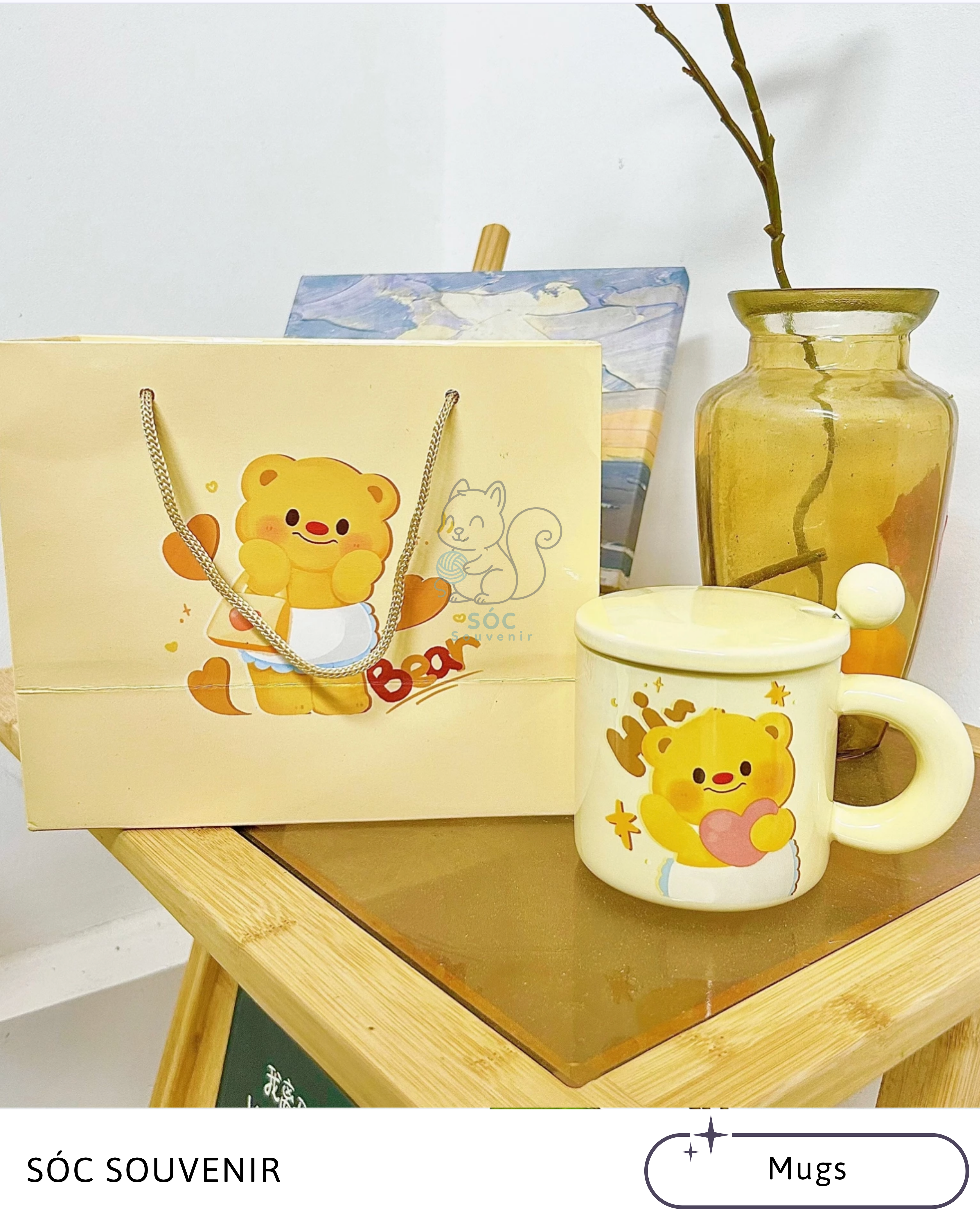 Yellow Bear Ceramic Mug