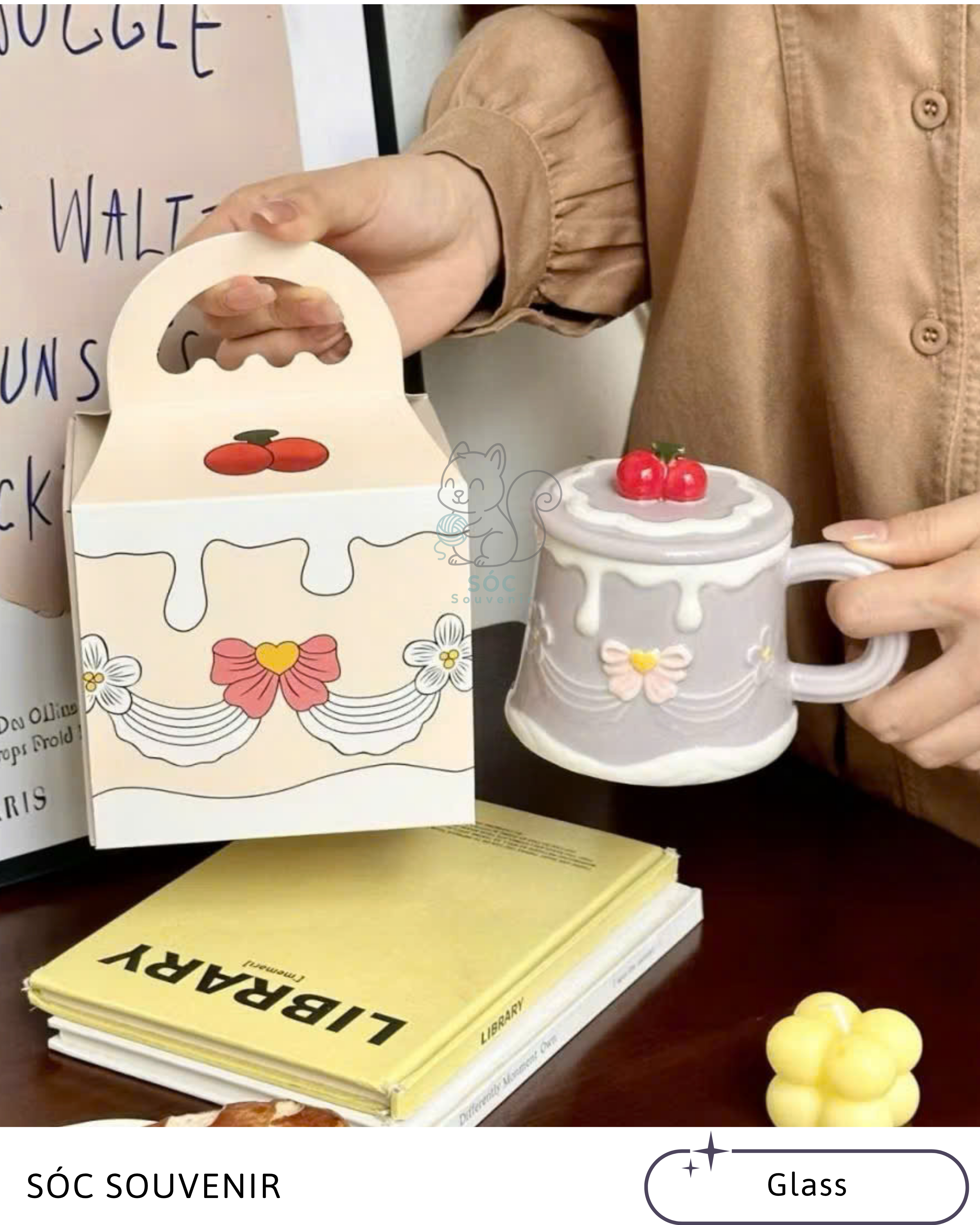 Cake Ceramic Mug – Premium Gift Box Set&nbsp;