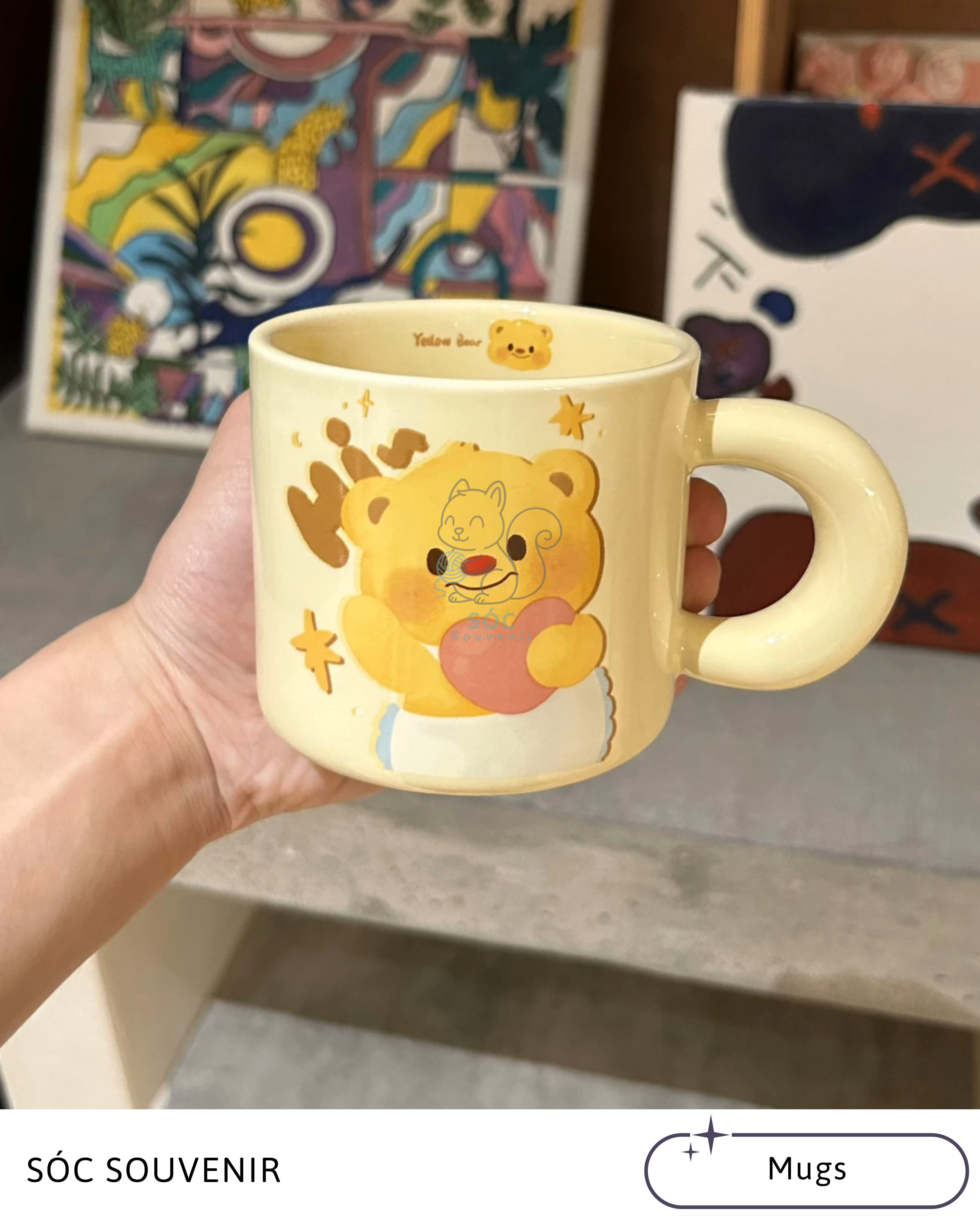 Yellow Bear Ceramic Mug