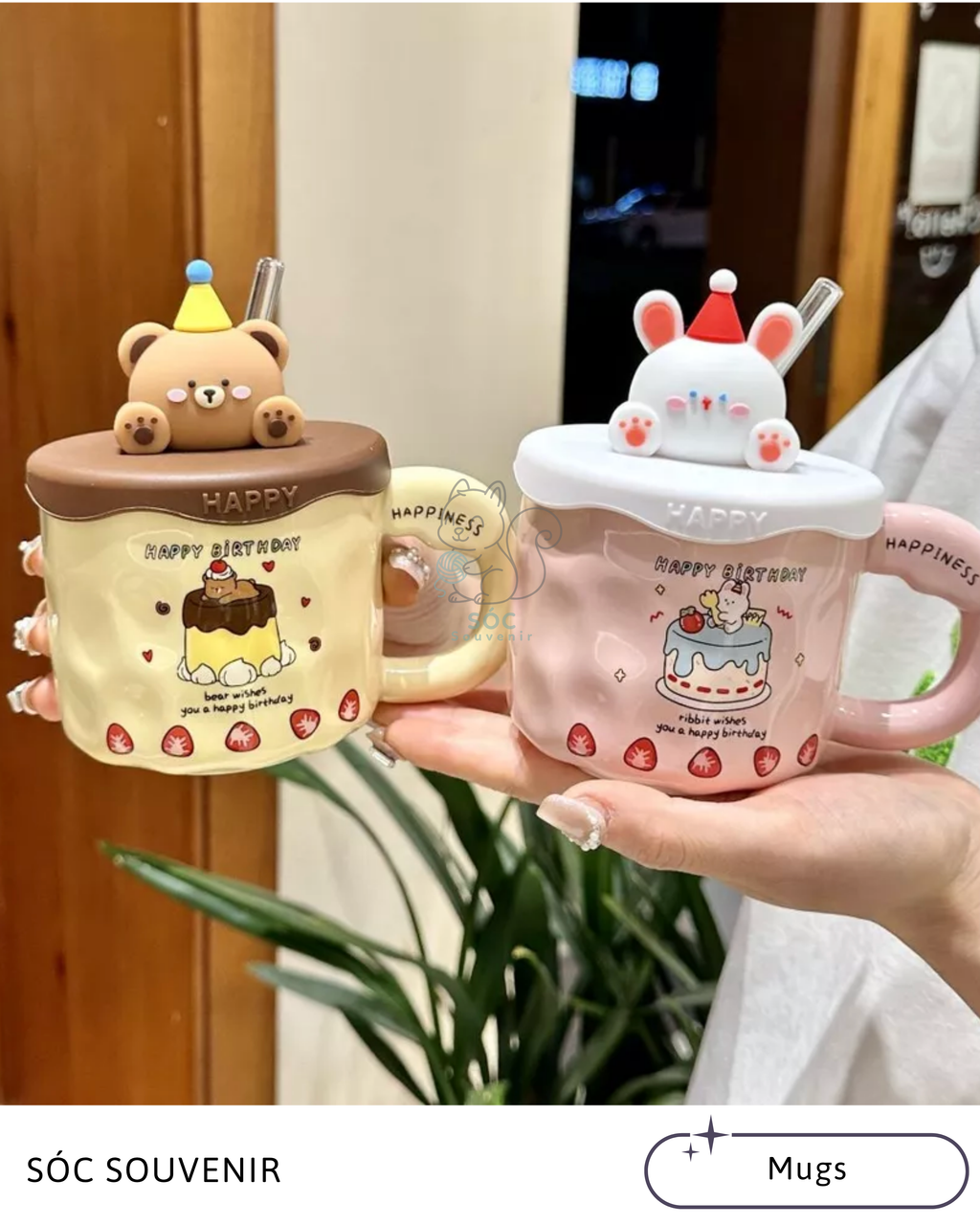 Birthday Cake Ceramic Mug