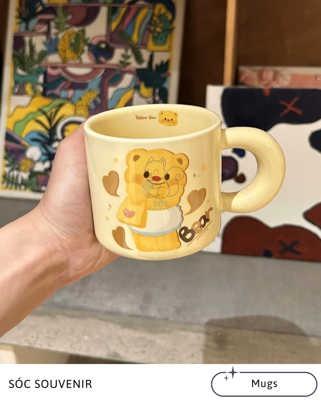 Yellow Bear Ceramic Mug