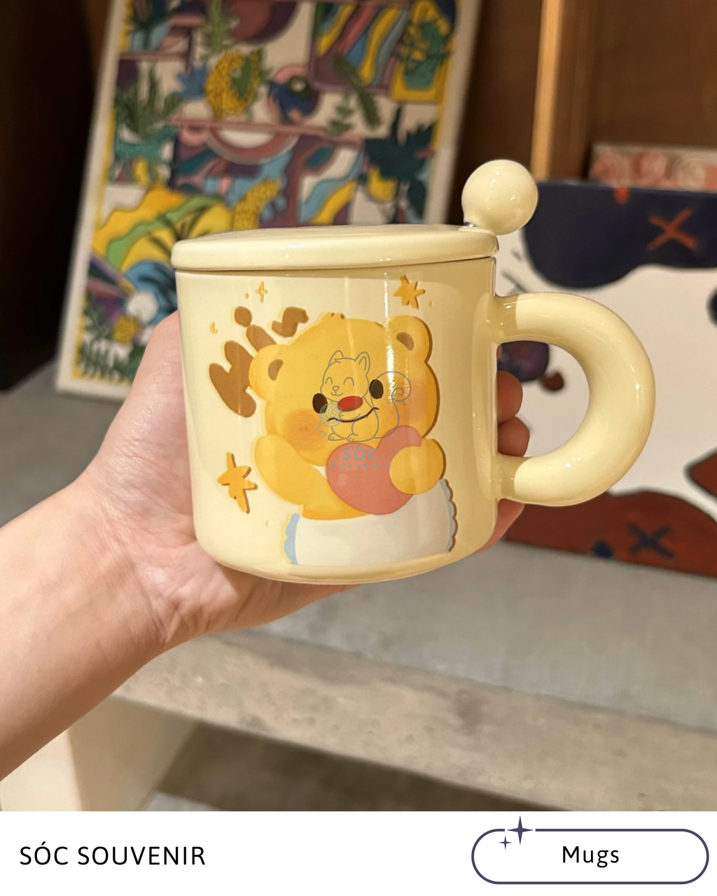 Yellow Bear Ceramic Mug
