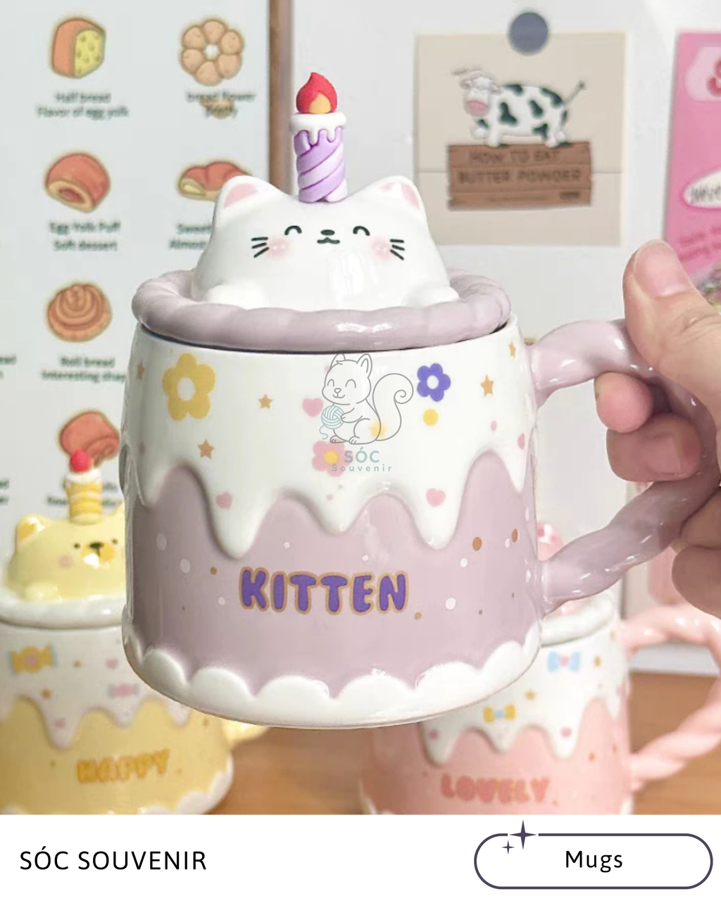 Birthday Cake Animal Mug