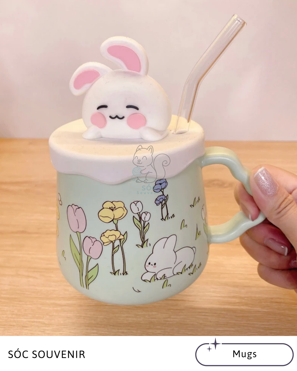 Bunny Blossom Ceramic Mug