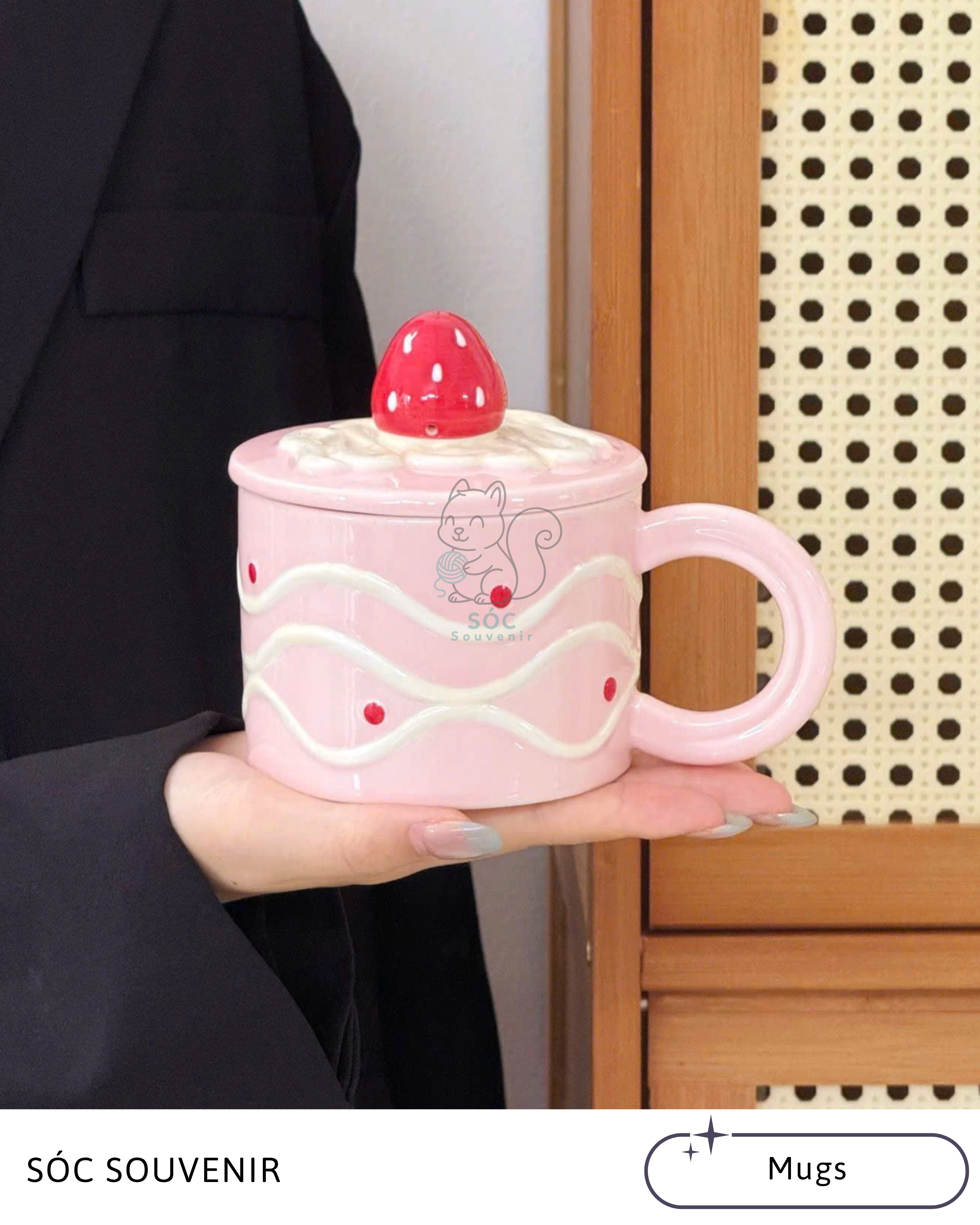 Strawberry Ceramic Mug