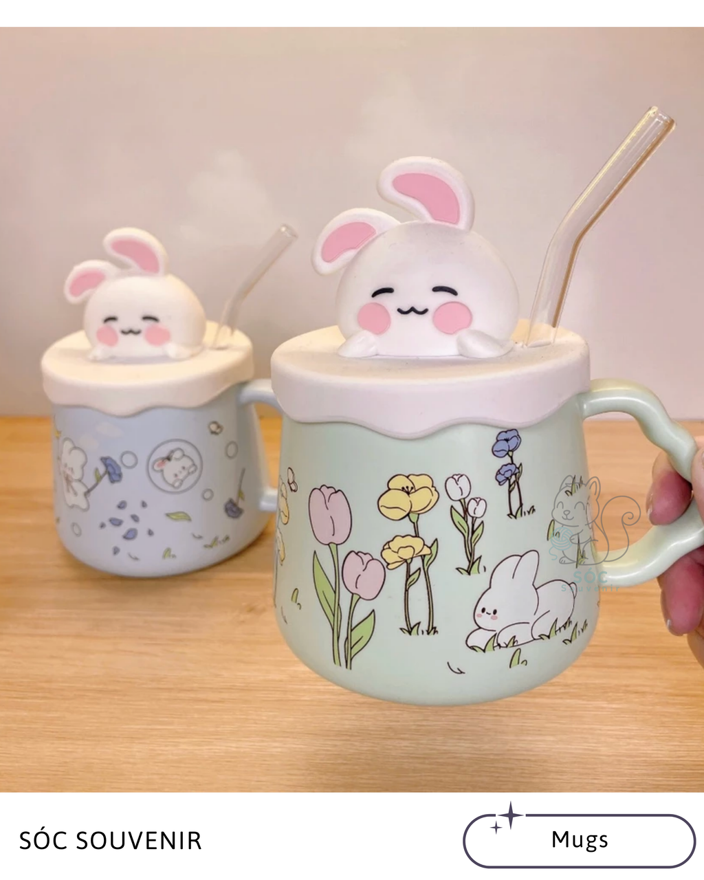 Bunny Blossom Ceramic Mug