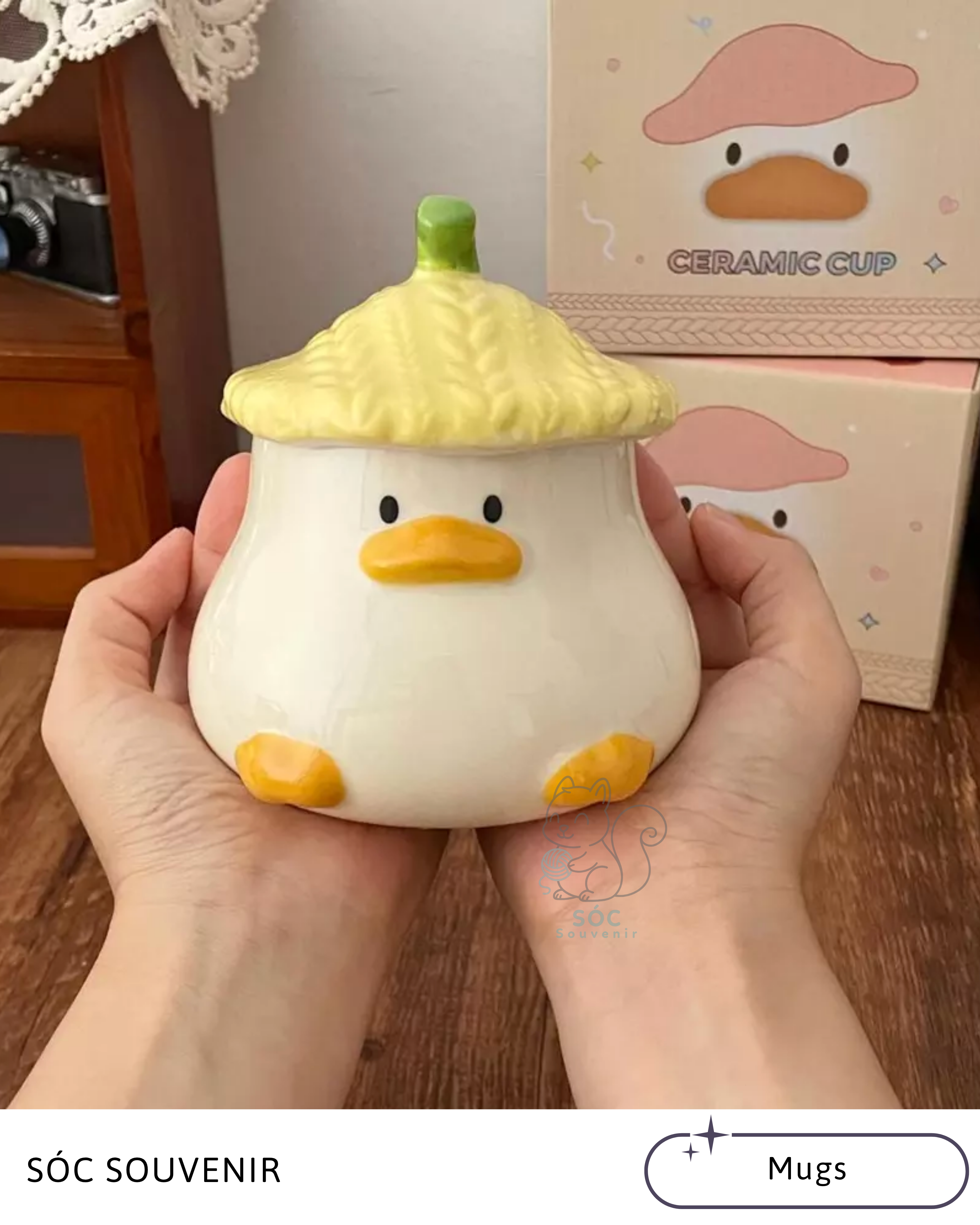 Duck Ceramic Mug – Premium Gift Box Set