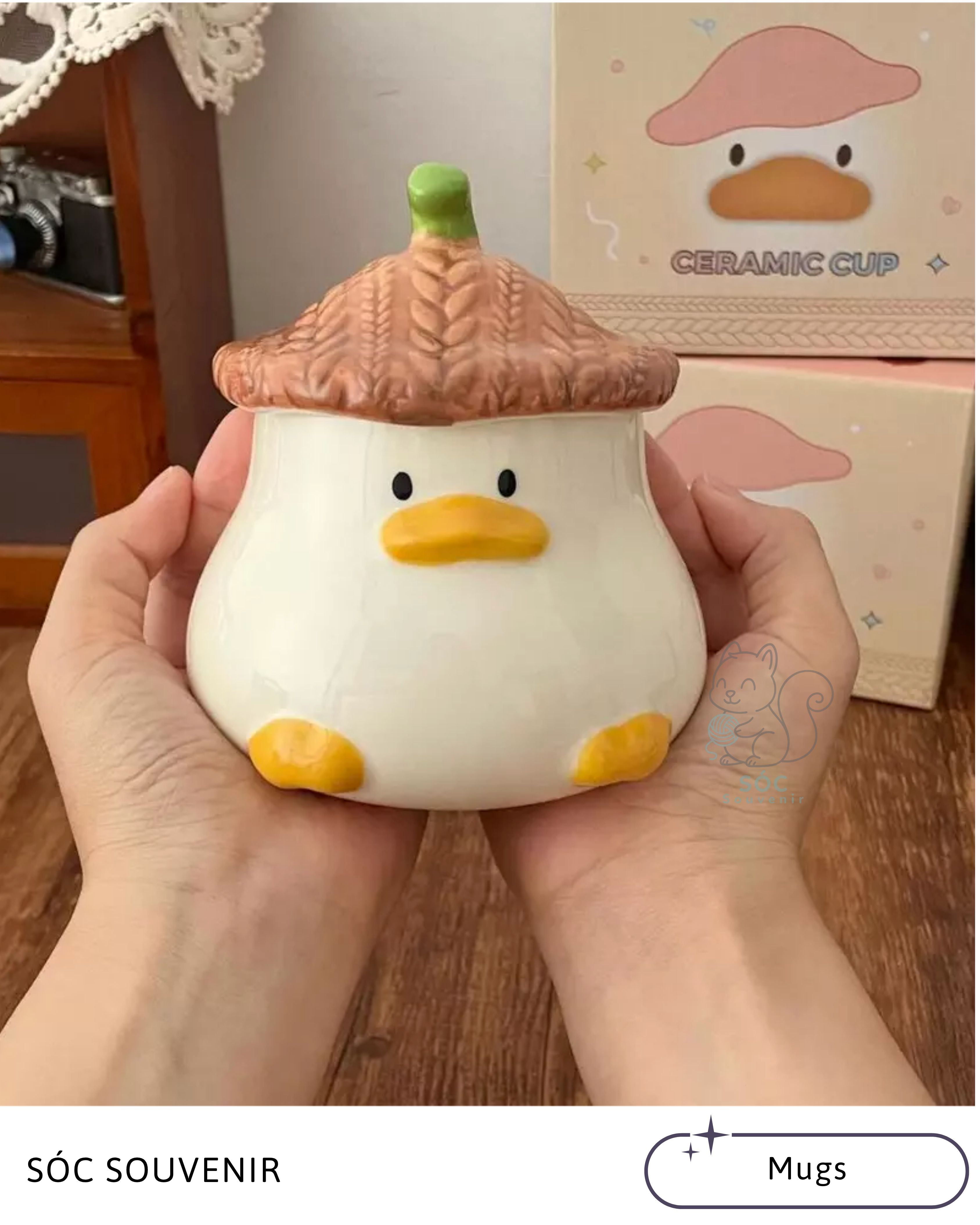 Duck Ceramic Mug – Premium Gift Box Set
