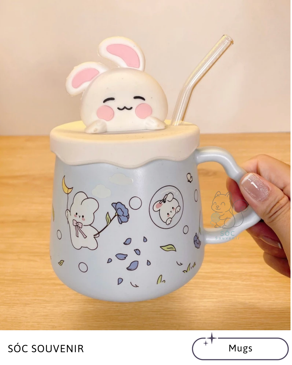Bunny Blossom Ceramic Mug
