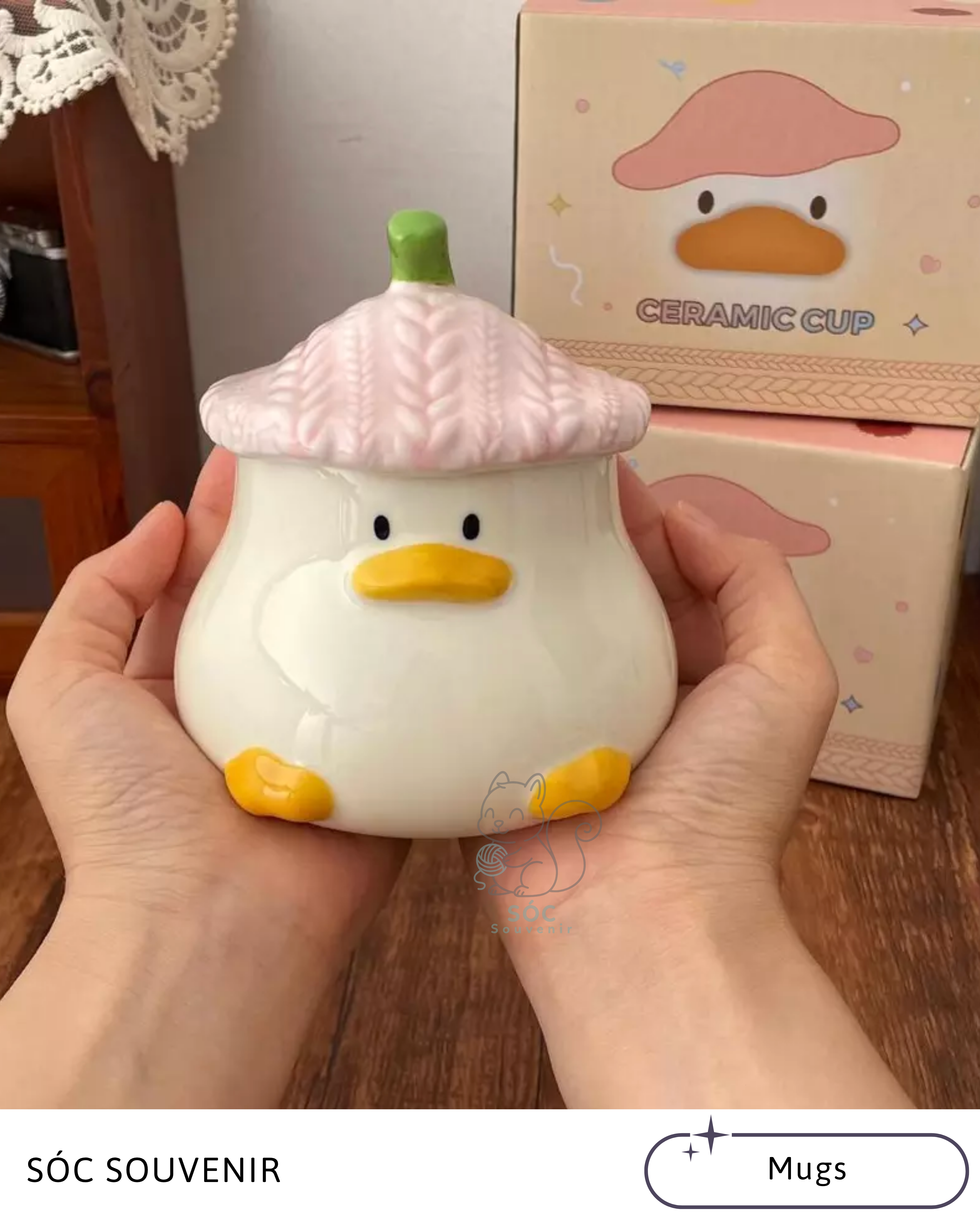 Duck Ceramic Mug – Premium Gift Box Set