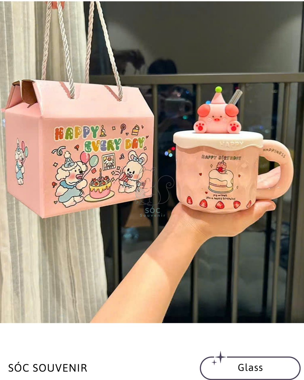 Birthday Cake Ceramic Mug