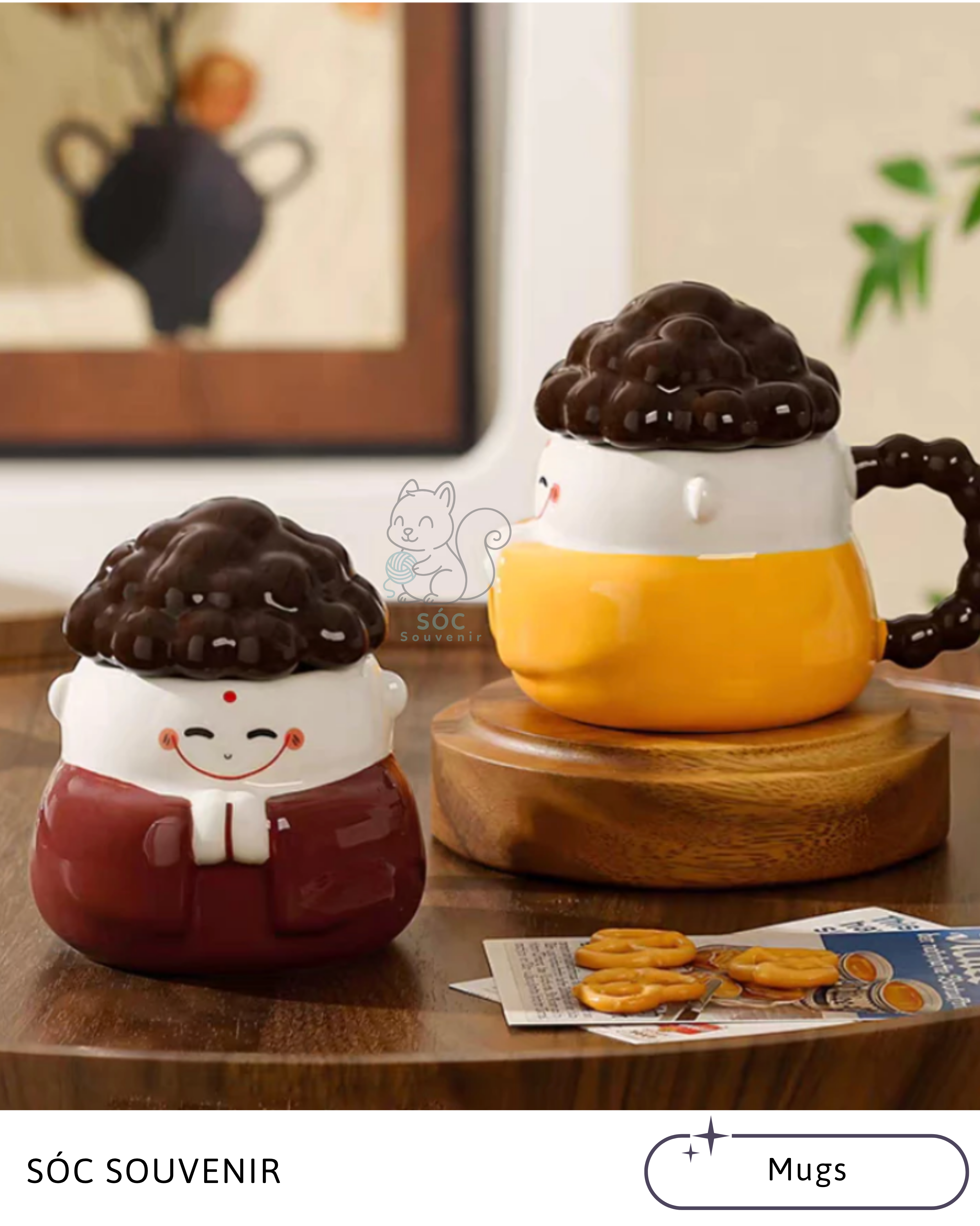 Little Monk Ceramic Mug