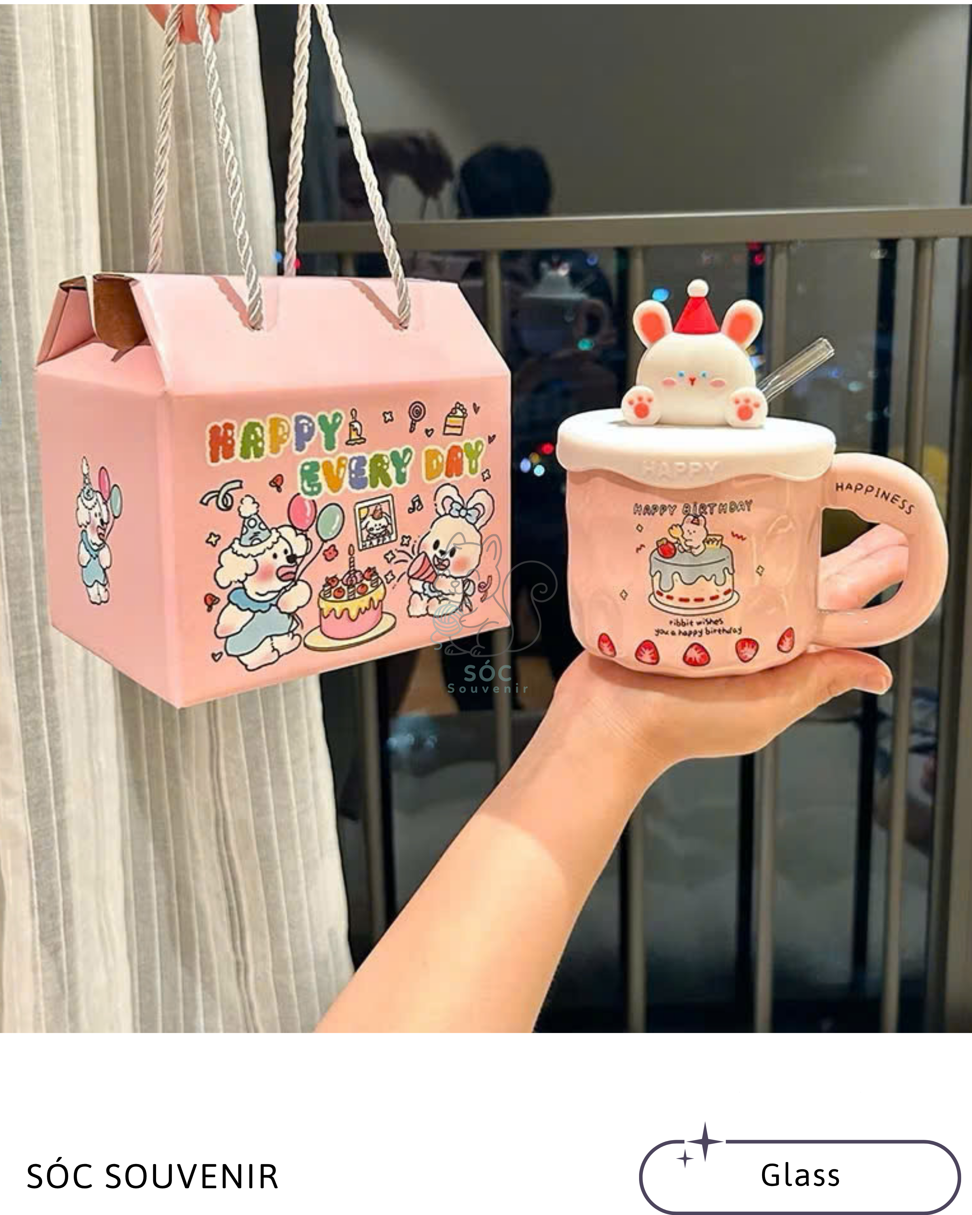 Birthday Cake Ceramic Mug