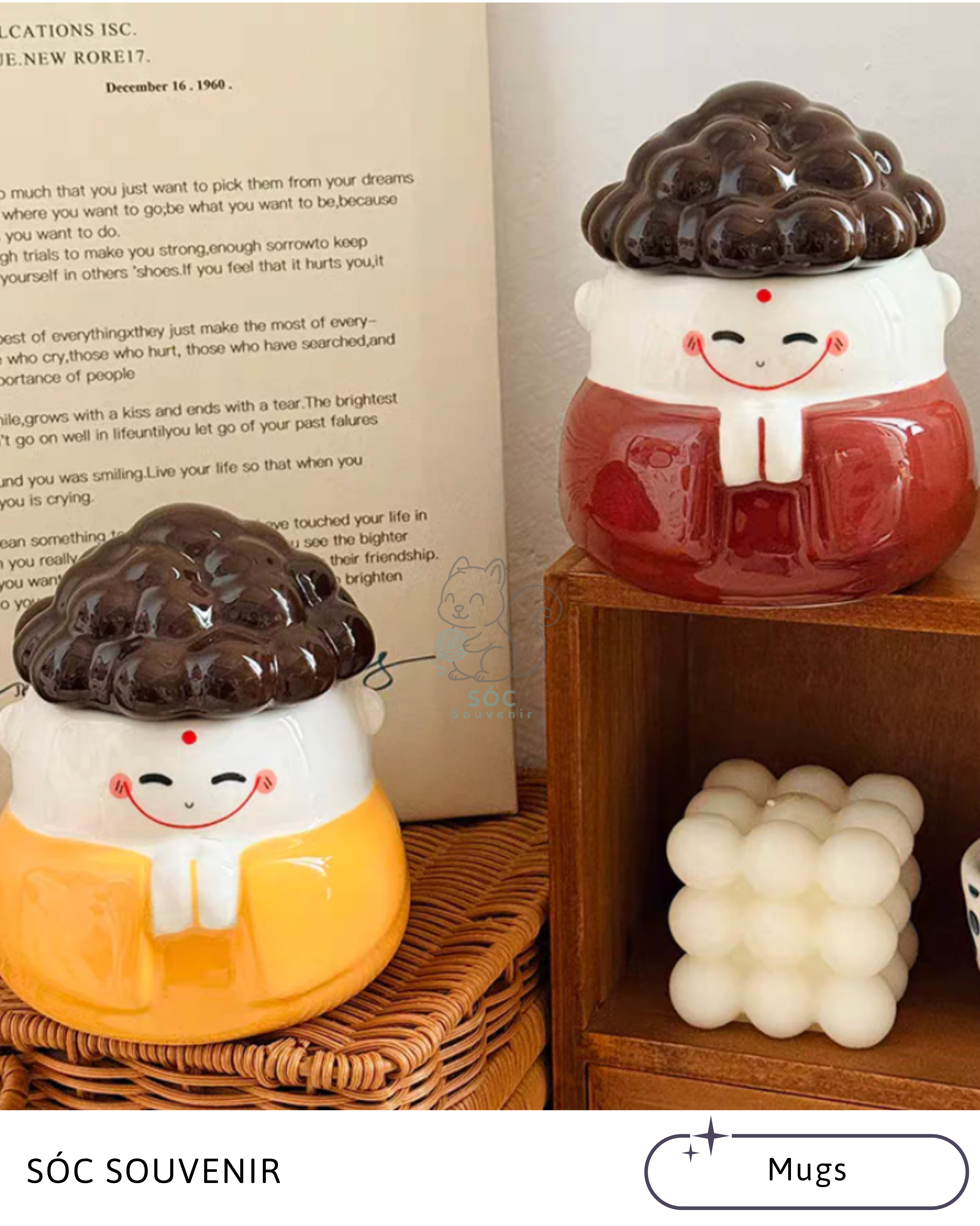 Little Monk Ceramic Mug