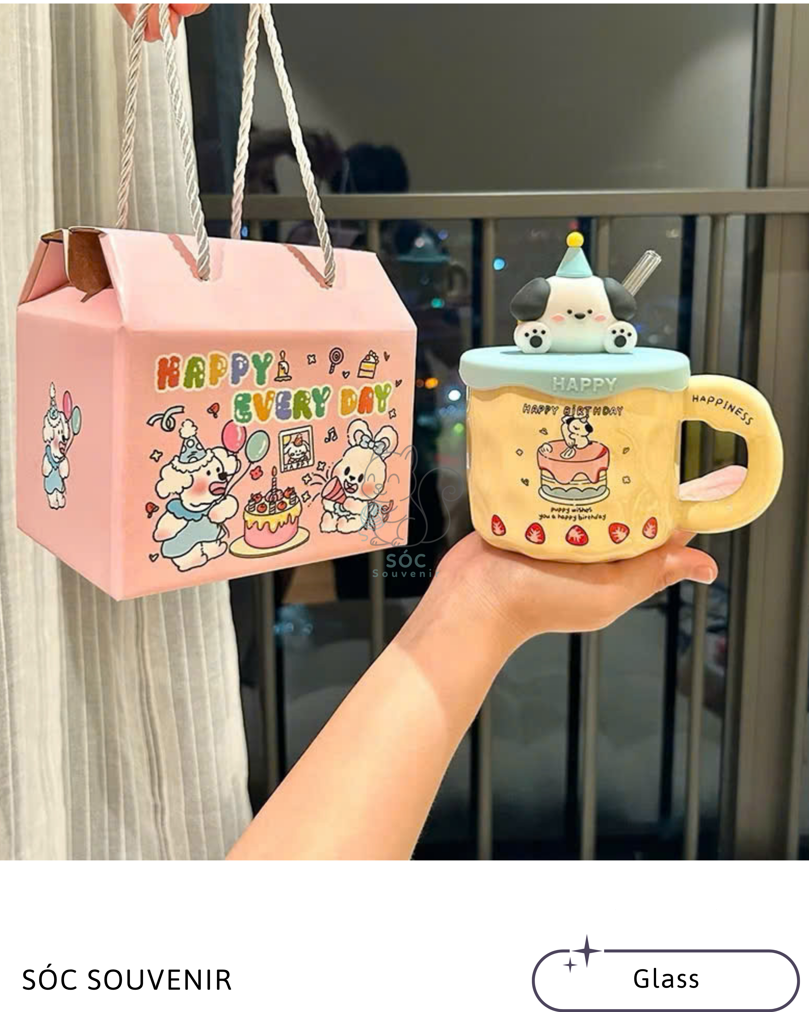 Birthday Cake Ceramic Mug