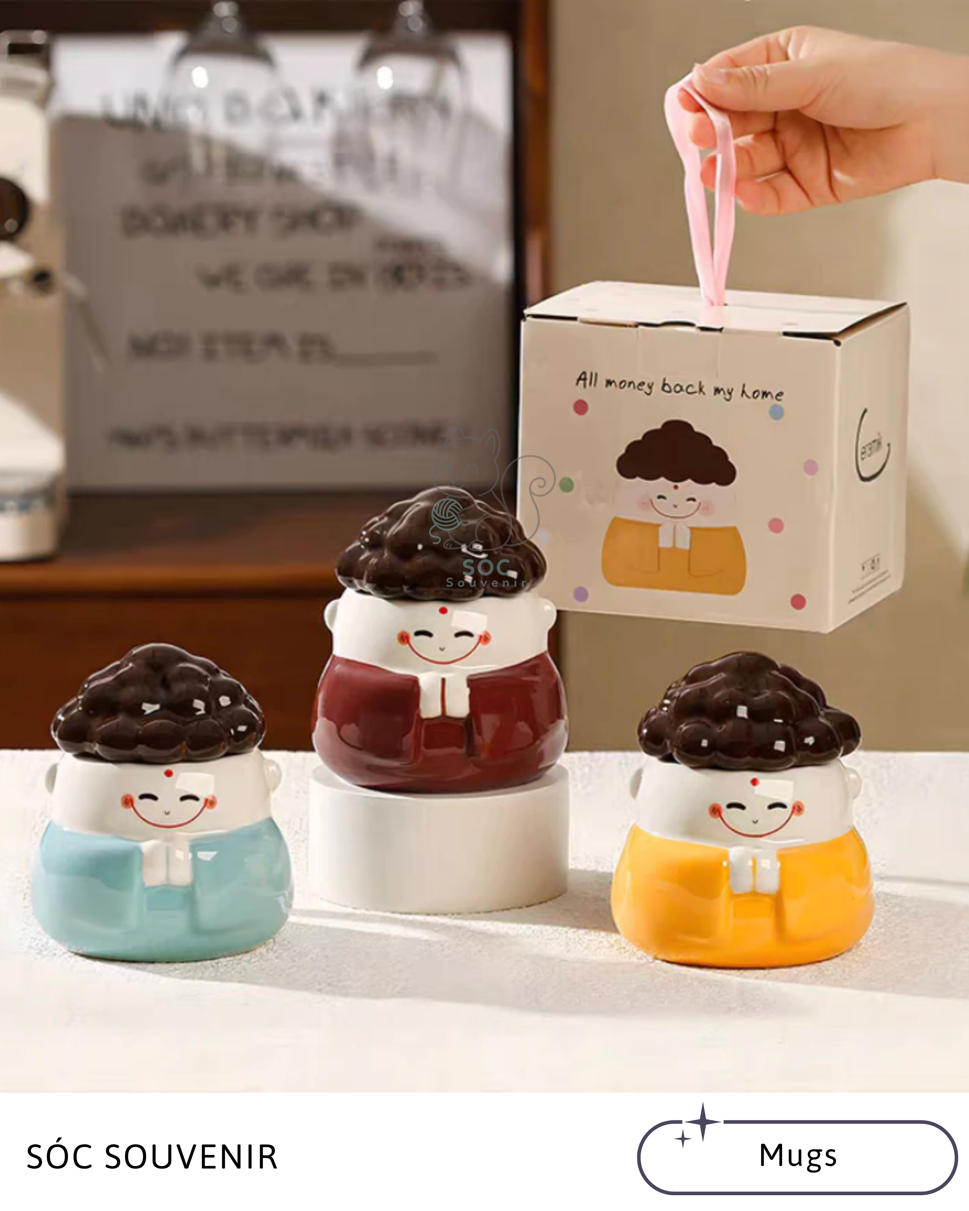 Little Monk Ceramic Mug