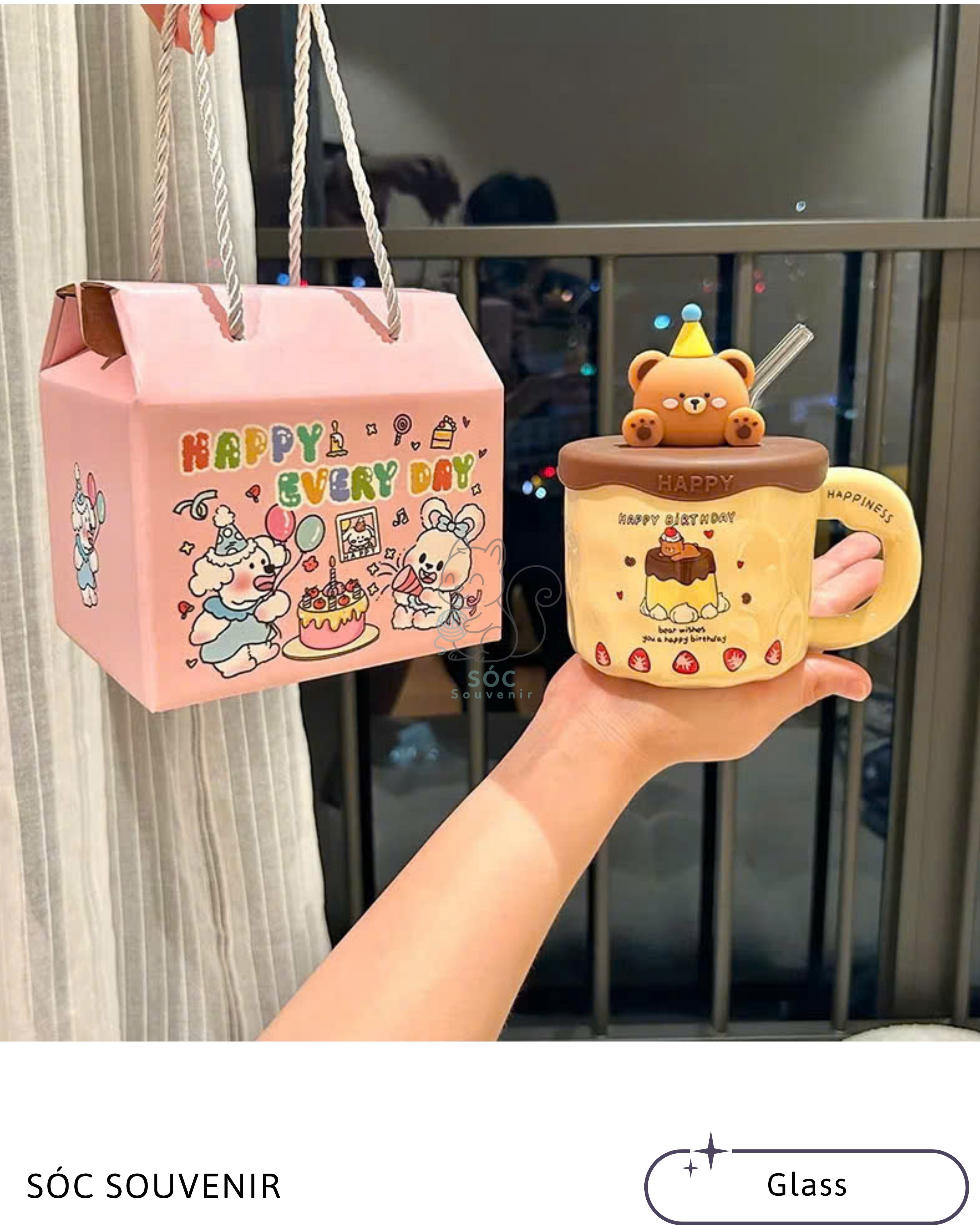 Birthday Cake Ceramic Mug