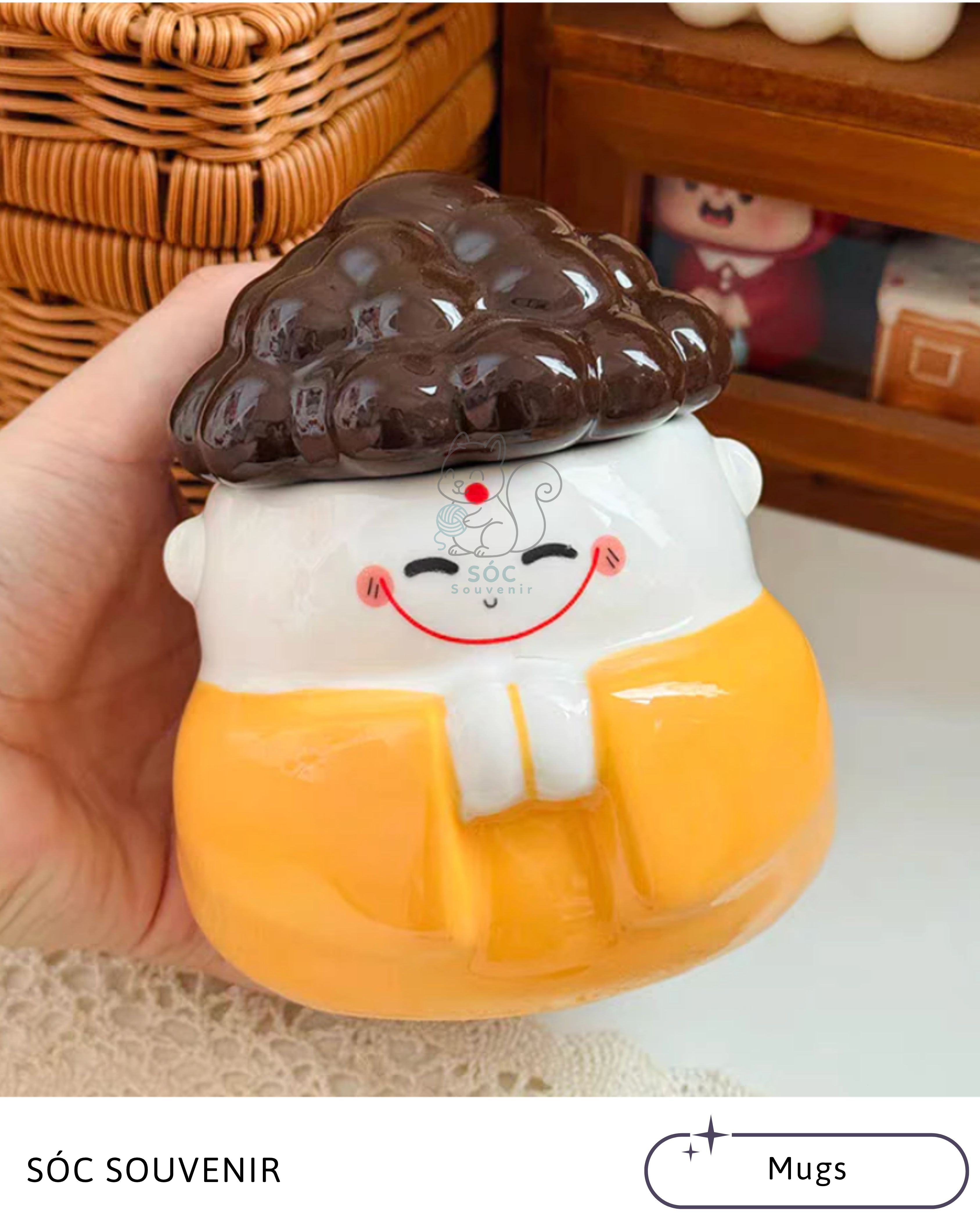 Little Monk Ceramic Mug