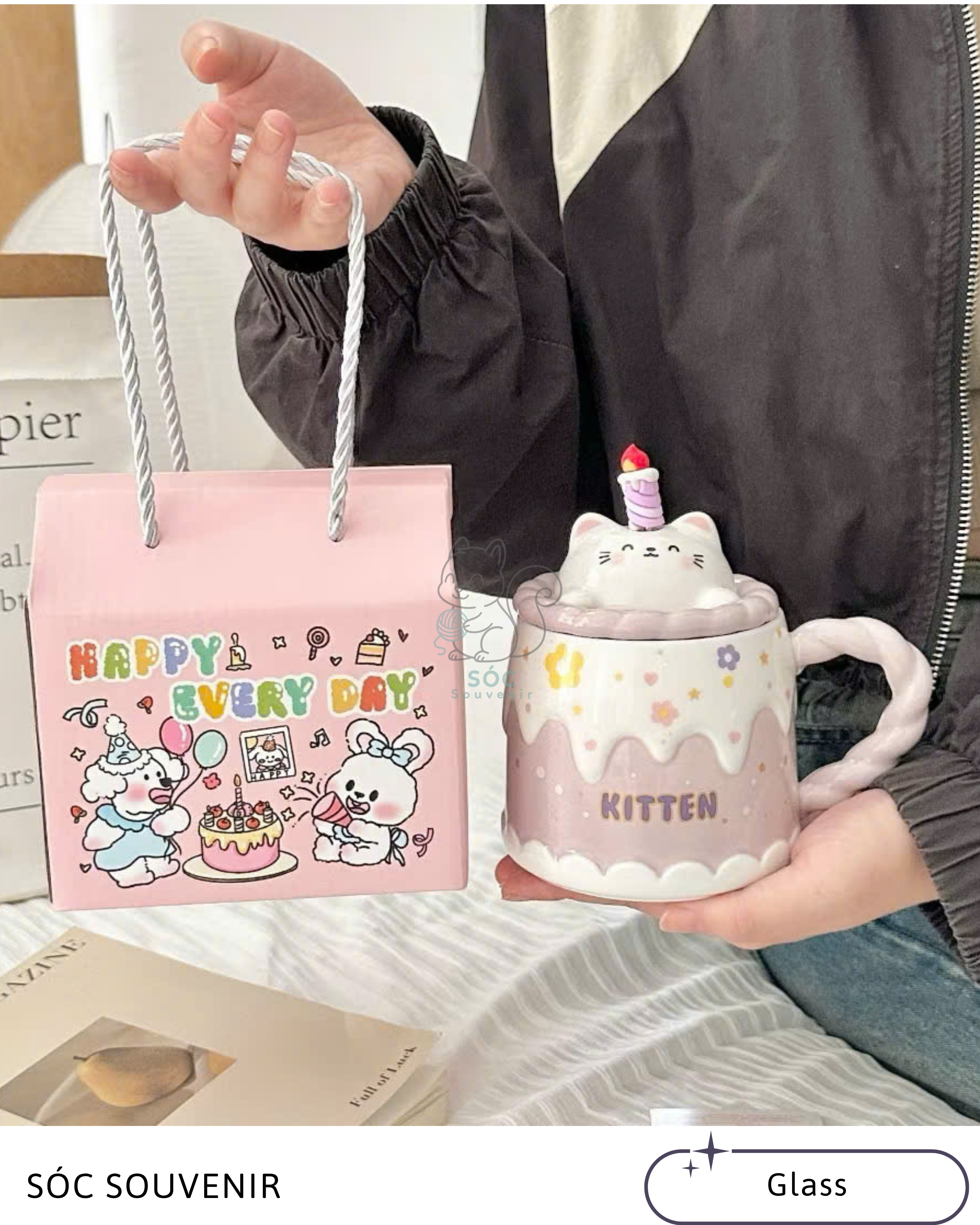 Birthday Cake Animal Mug
