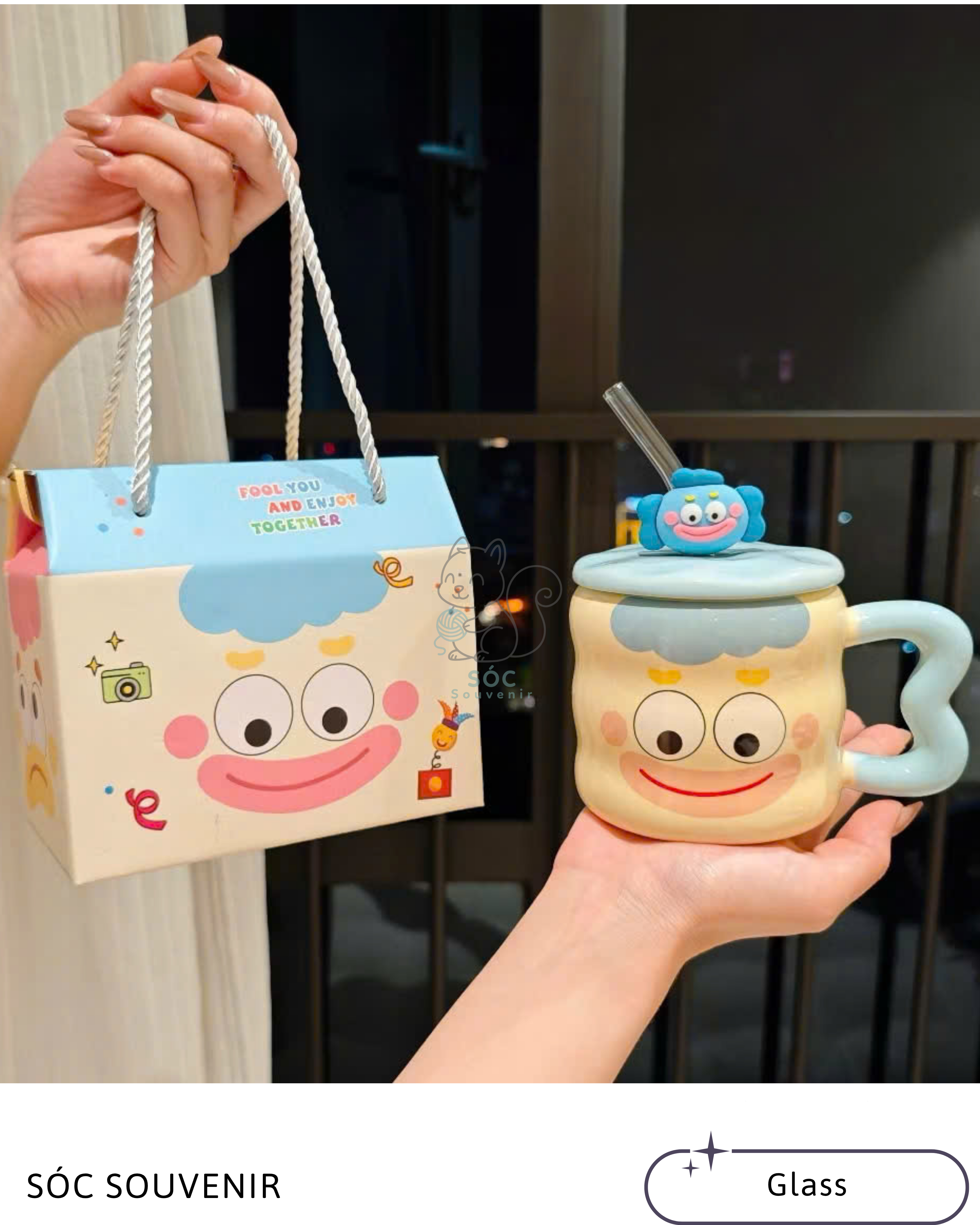 Clown Ceramic Mug Gift Set