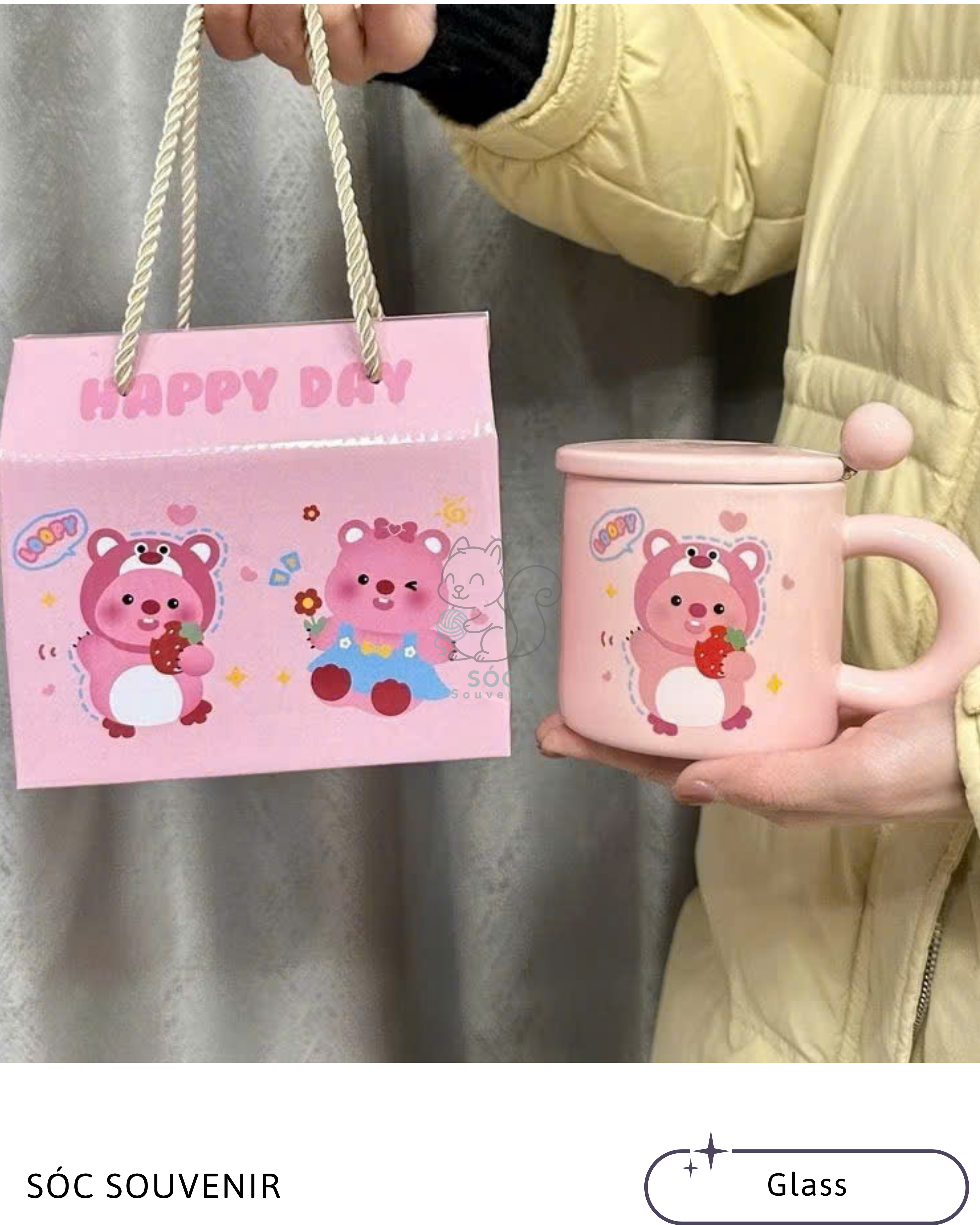 Bear & Loopy Ceramic Mug Gift Set