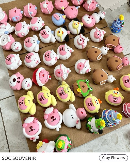 🌸 Clay Flowers – Handmade with Love