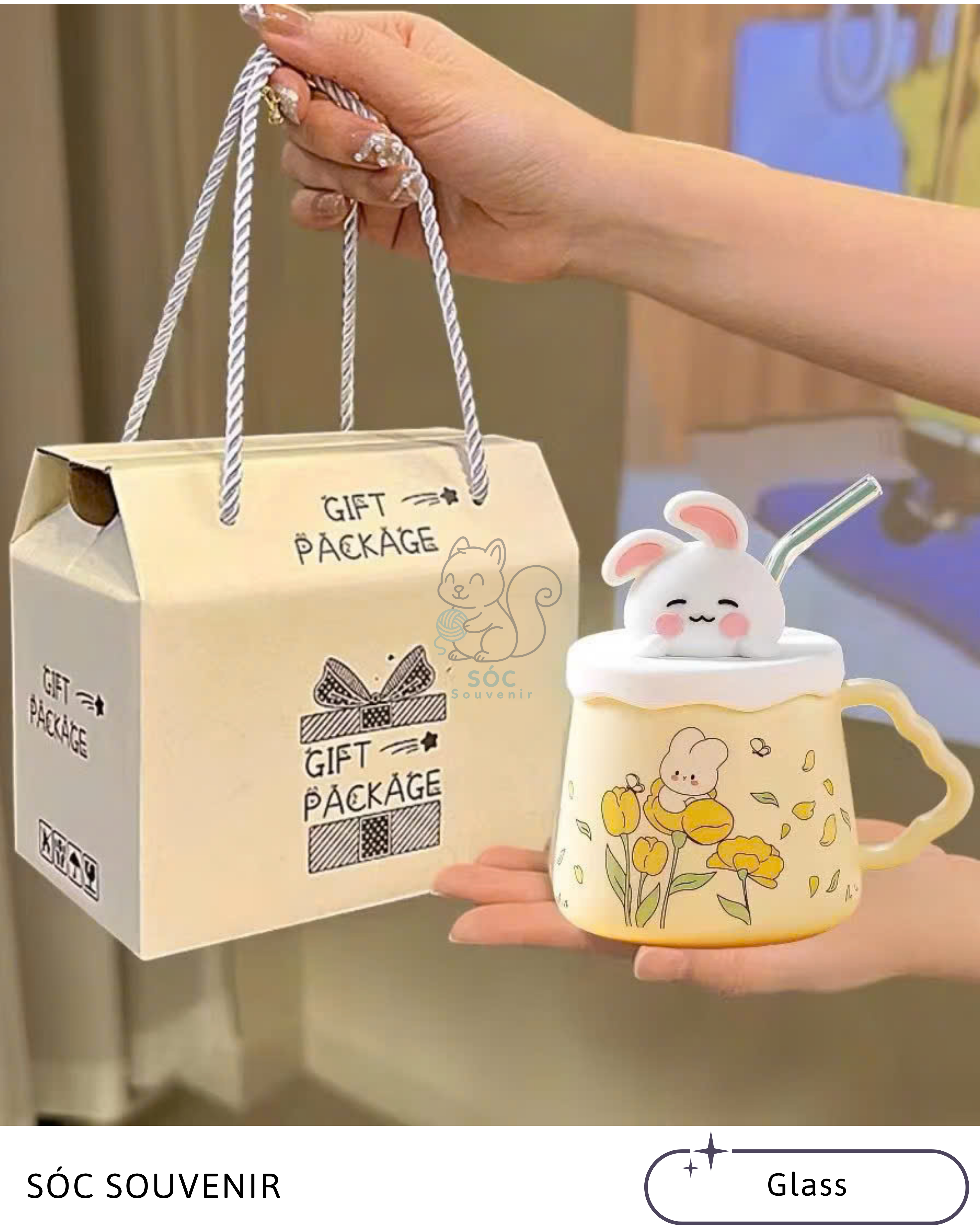 Bunny Blossom Ceramic Mug