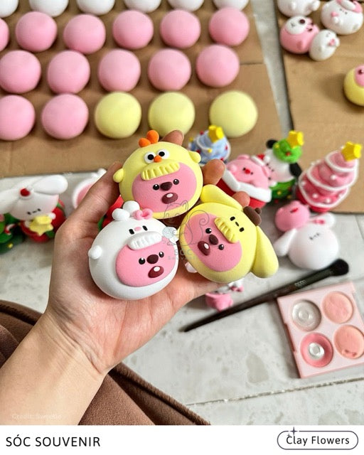 🌸 Clay Flowers – Handmade with Love