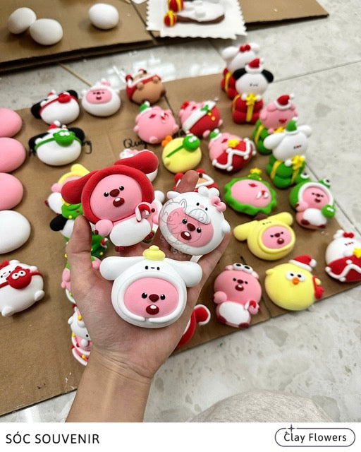 🌸 Clay Flowers – Handmade with Love