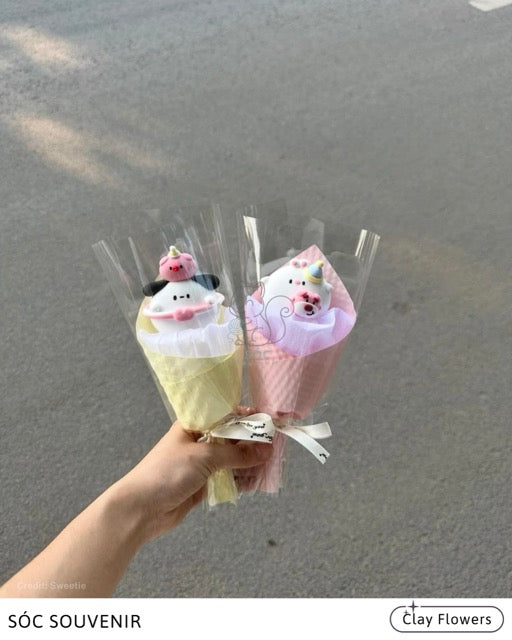 🌸 Clay Flowers – Handmade with Love