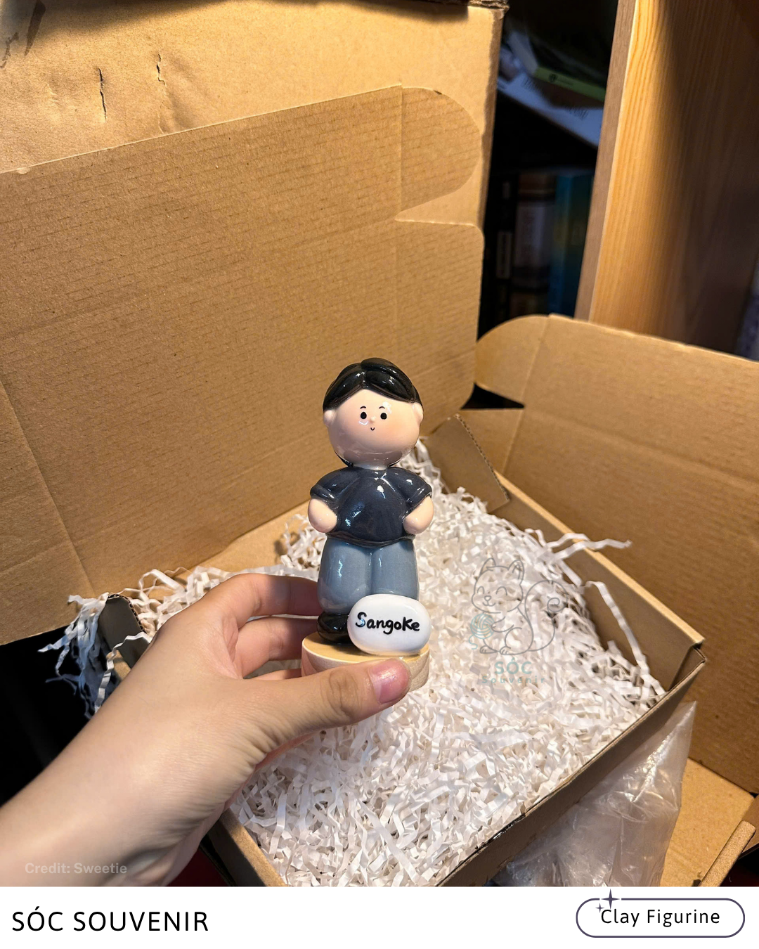 ✨ Clay Figurine – Personalized Handmade Gift