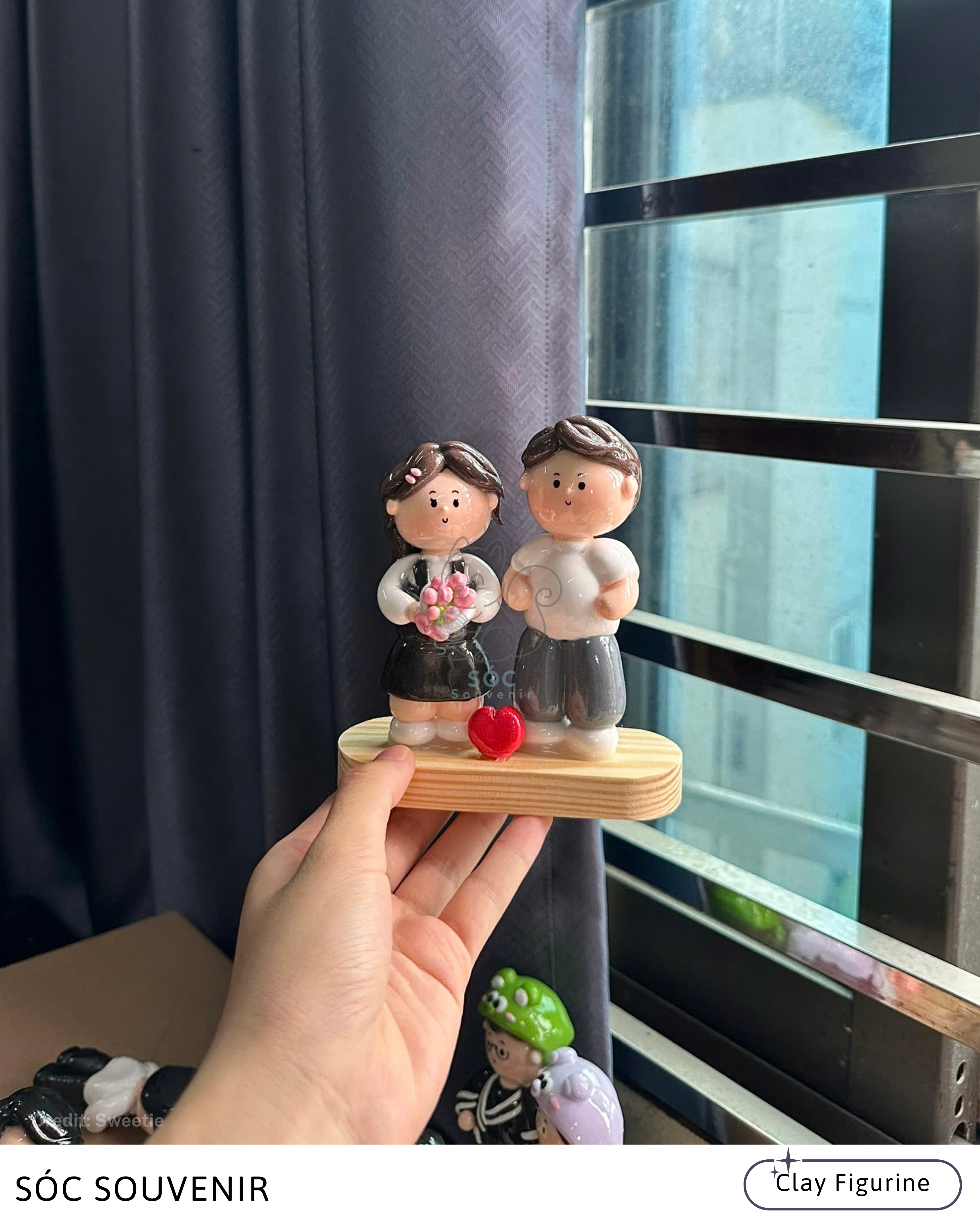 ✨ Clay Figurine – Personalized Handmade Gift