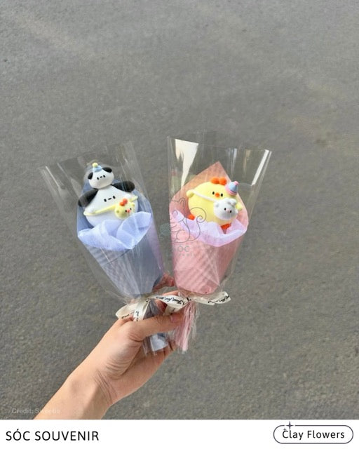 🌸 Clay Flowers – Handmade with Love