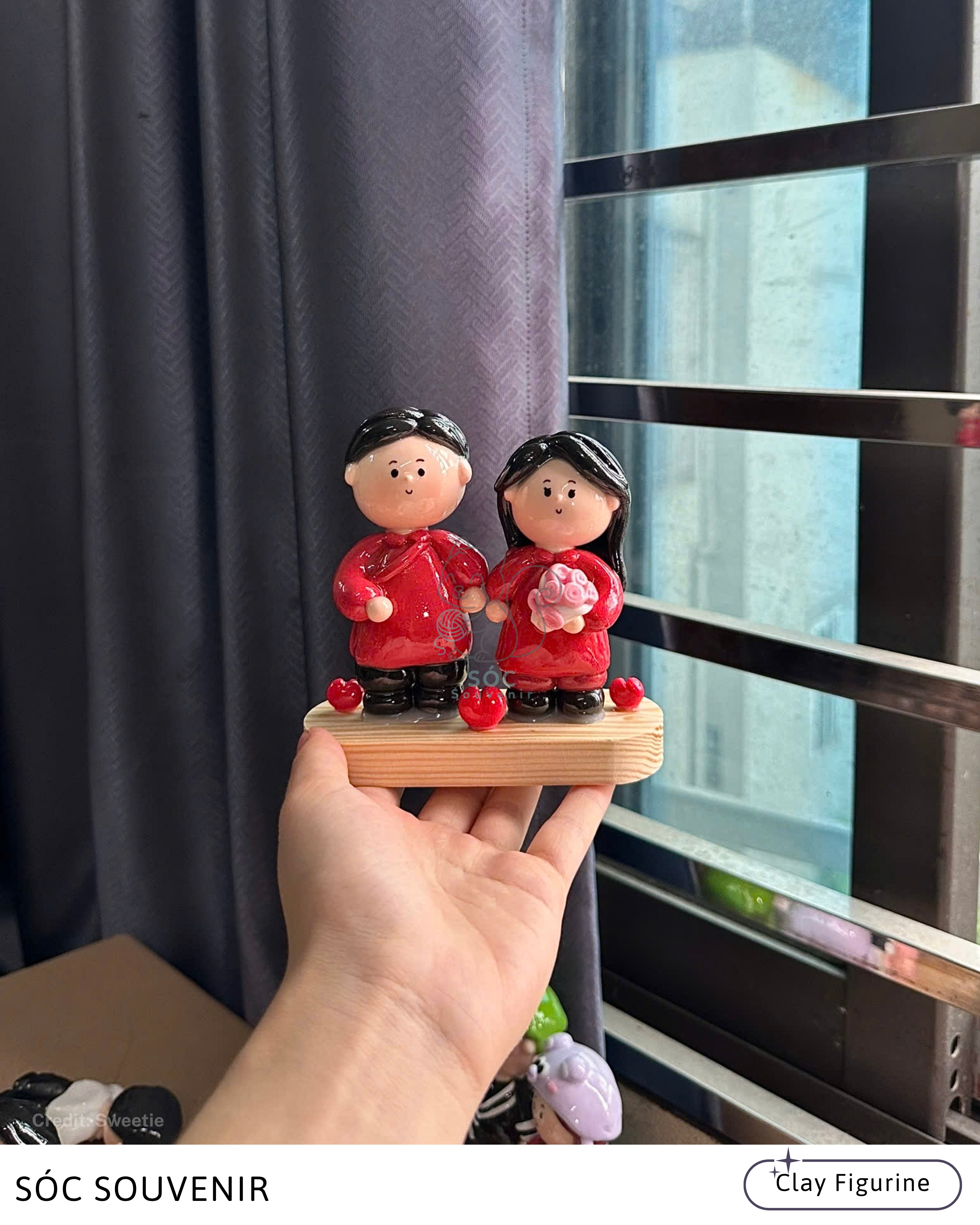 ✨ Clay Figurine – Personalized Handmade Gift