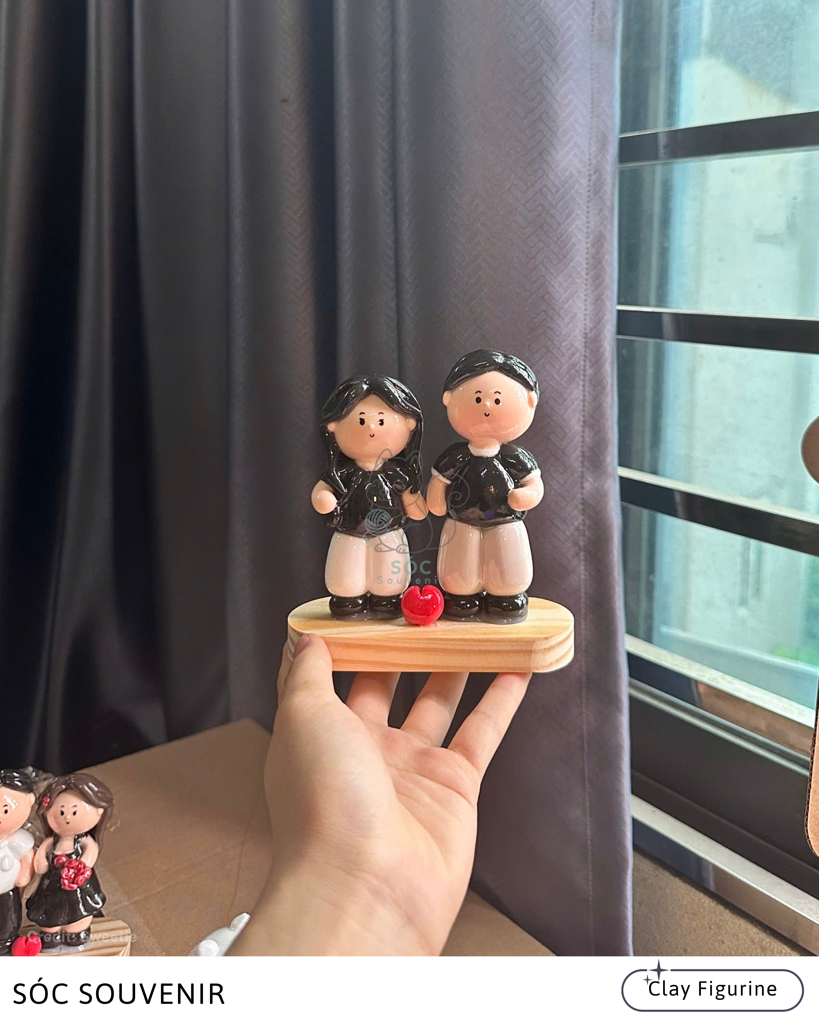 ✨ Clay Figurine – Personalized Handmade Gift